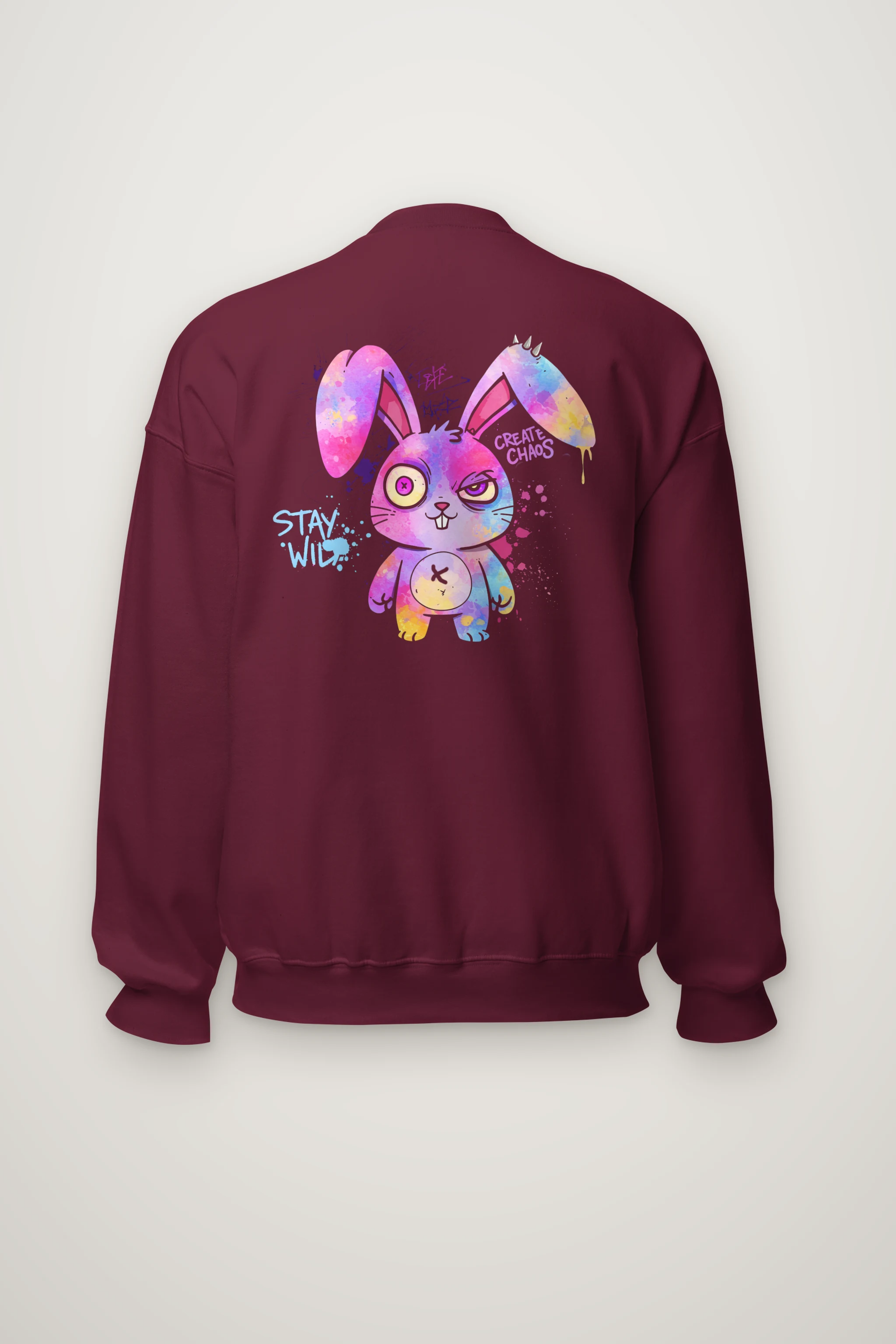 "Create Chaos Stay Wild" Heavy Blend Unisex Crewneck Sweatshirt