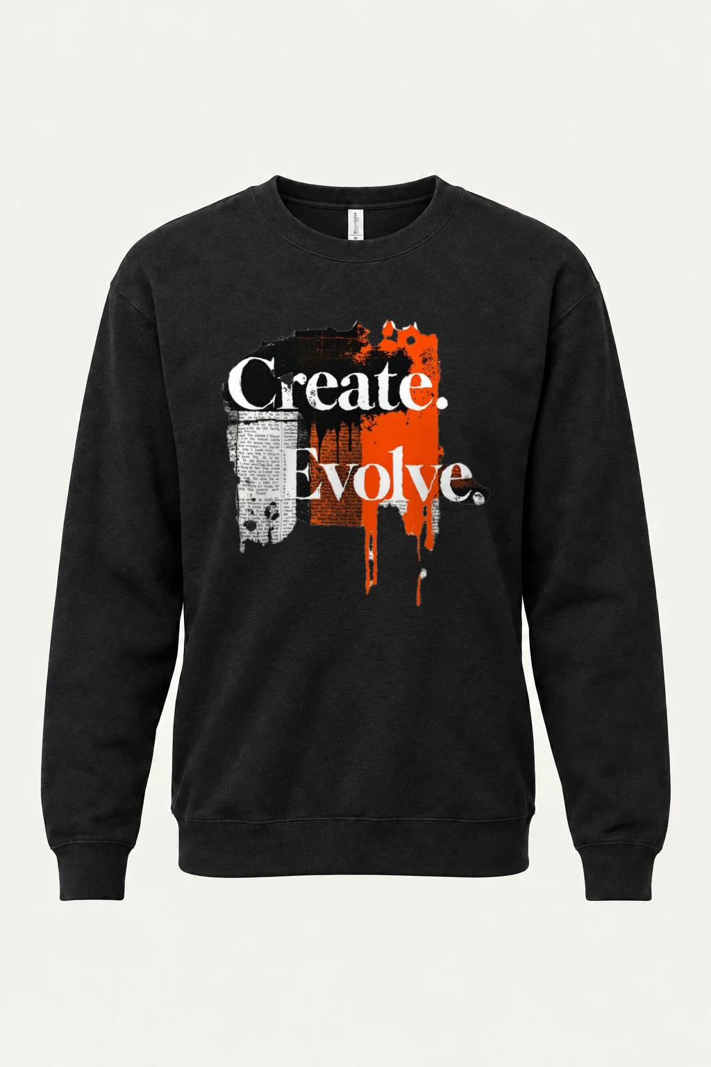 "Create Evolve" Heavy Blend Unisex Crewneck Sweatshirt | Gildan 18000