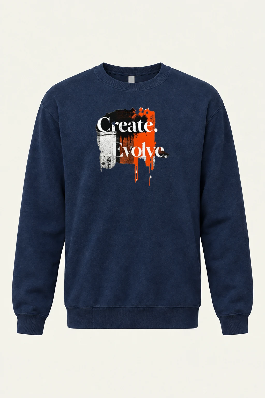 "Create Evolve" Heavy Blend Unisex Crewneck Sweatshirt | Gildan 18000