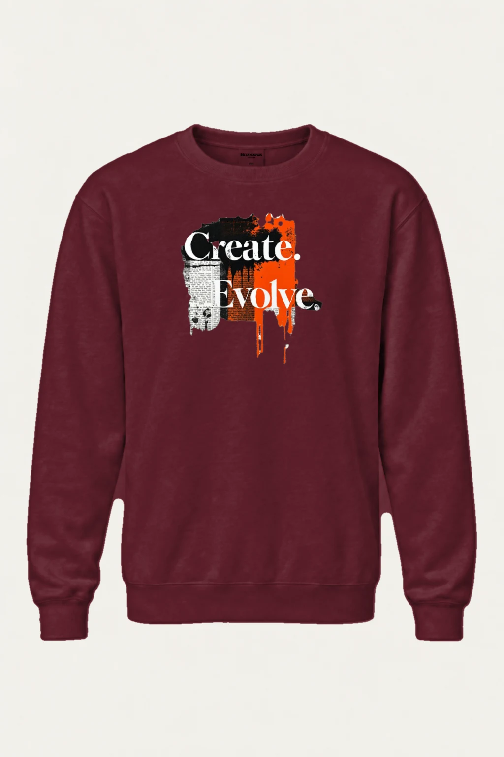 "Create Evolve" Heavy Blend Unisex Crewneck Sweatshirt | Gildan 18000