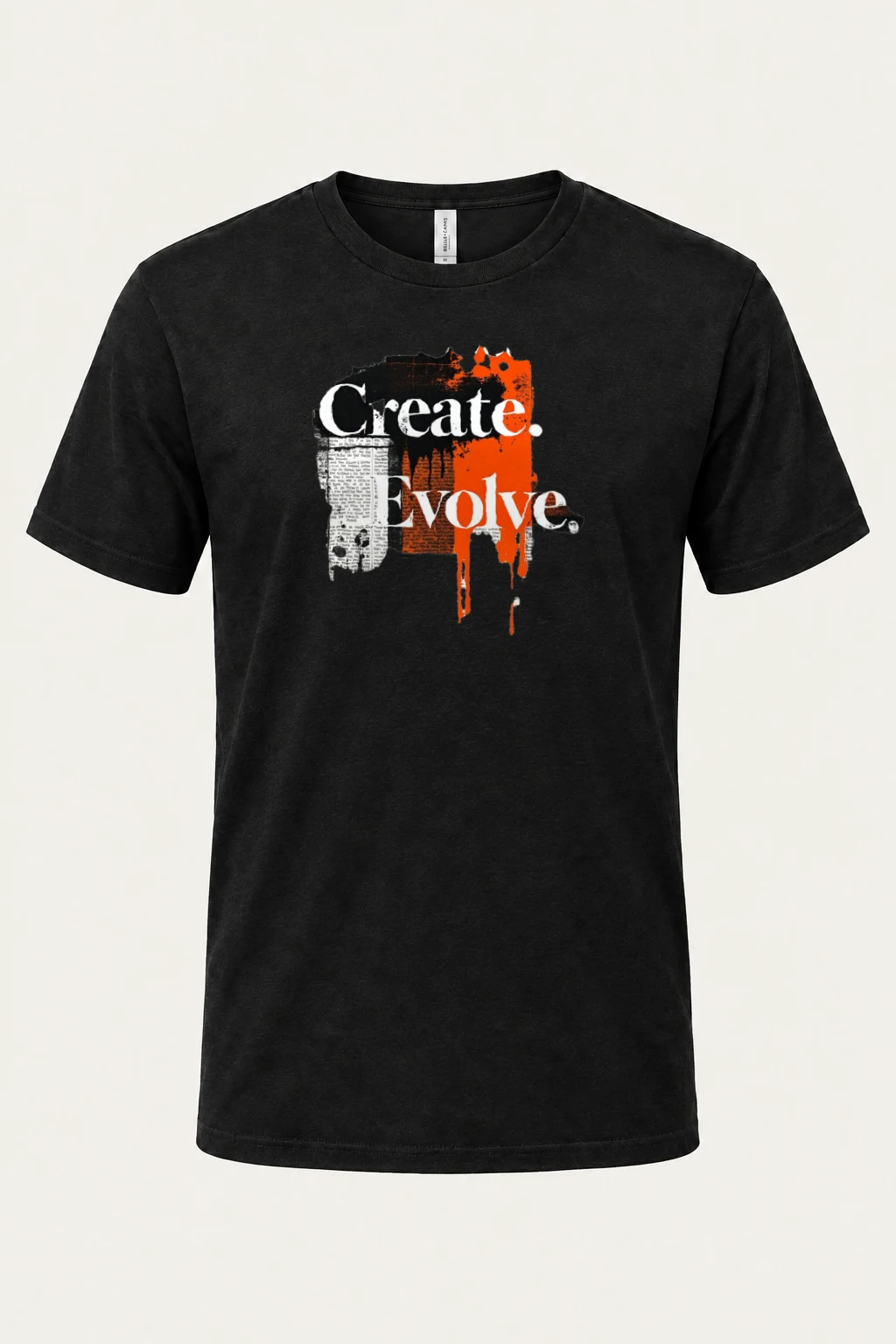 "Create Evolve" Heavyweight Unisex Crewneck T-shirt | Gildan 5000