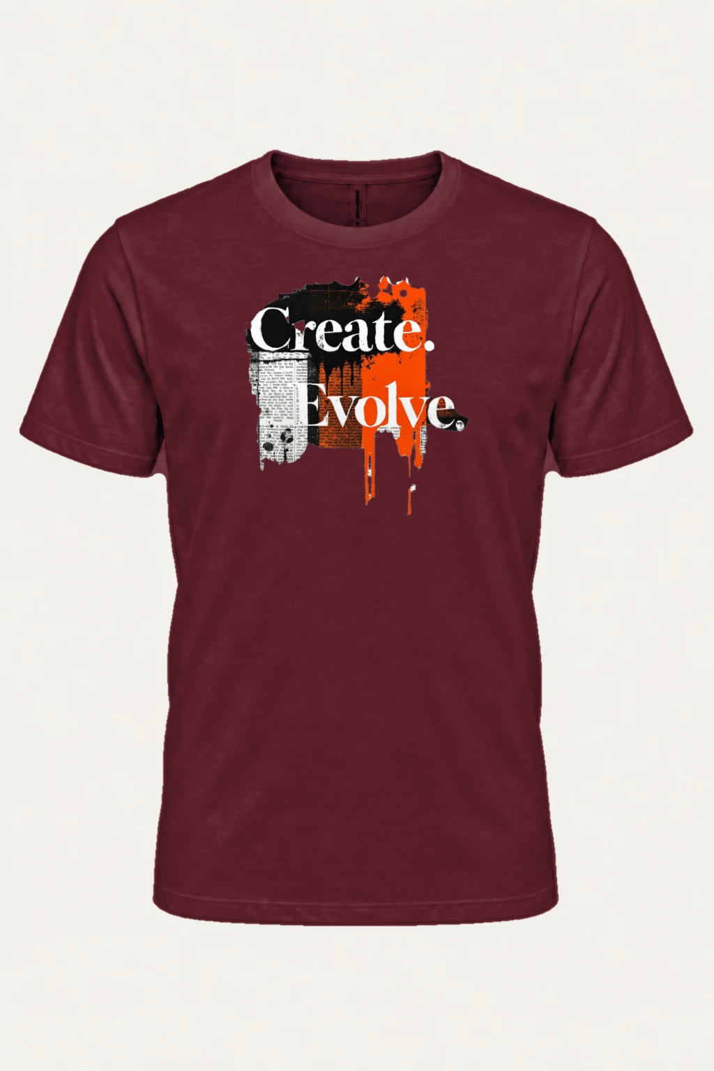 "Create Evolve" Heavyweight Unisex Crewneck T-shirt | Gildan 5000