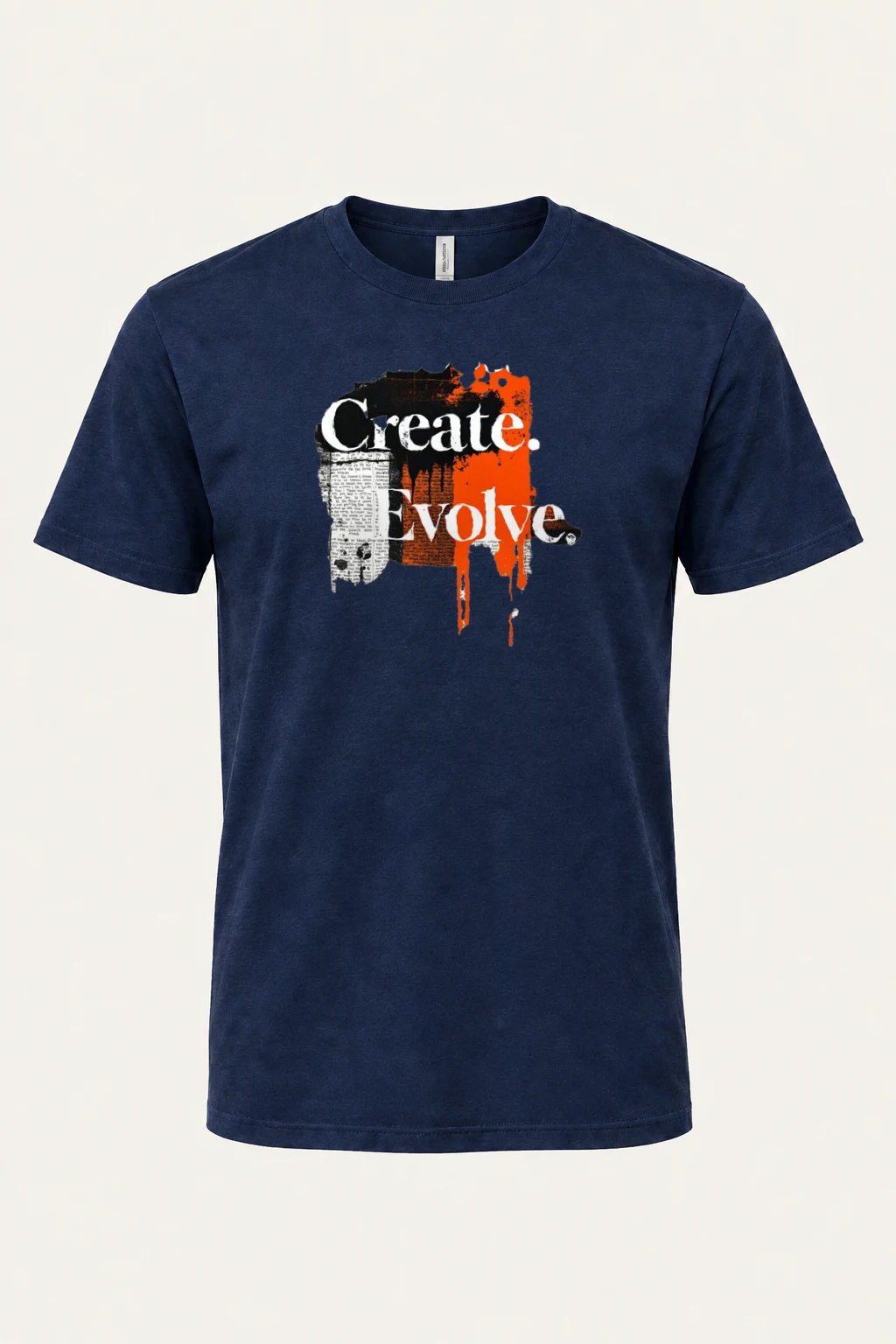"Create Evolve" Heavyweight Unisex Crewneck T-shirt | Gildan 5000