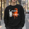 "Create Evolve" Unisex Longsleeve T-shirt | Gildan 2400