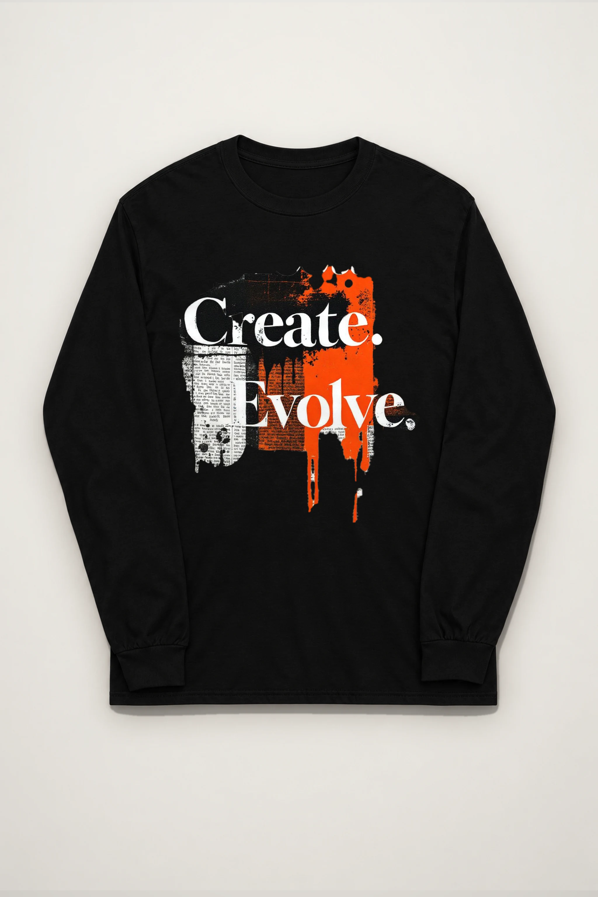 "Create Evolve" Unisex Longsleeve T-shirt