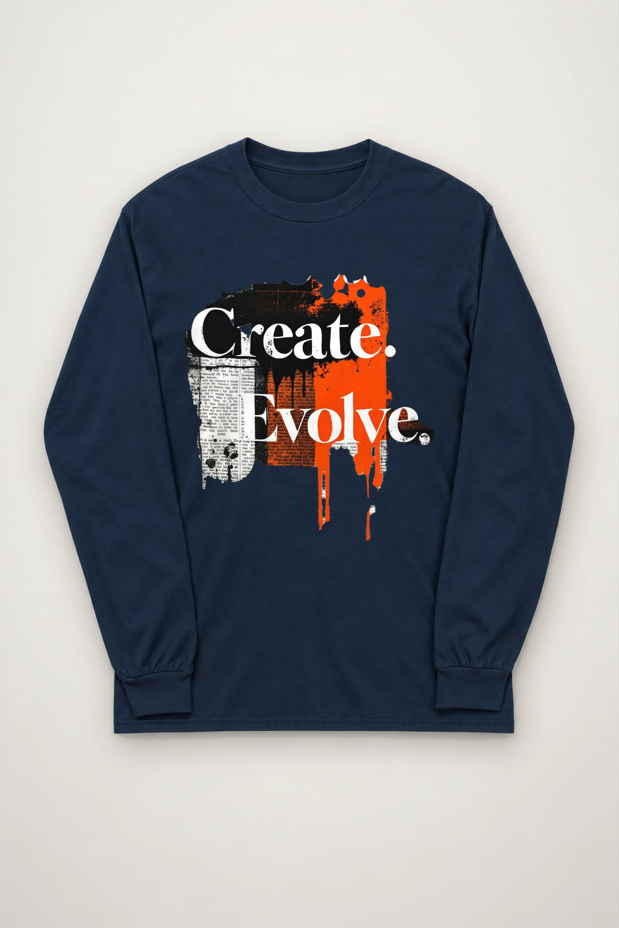 "Create Evolve" Unisex Longsleeve T-shirt