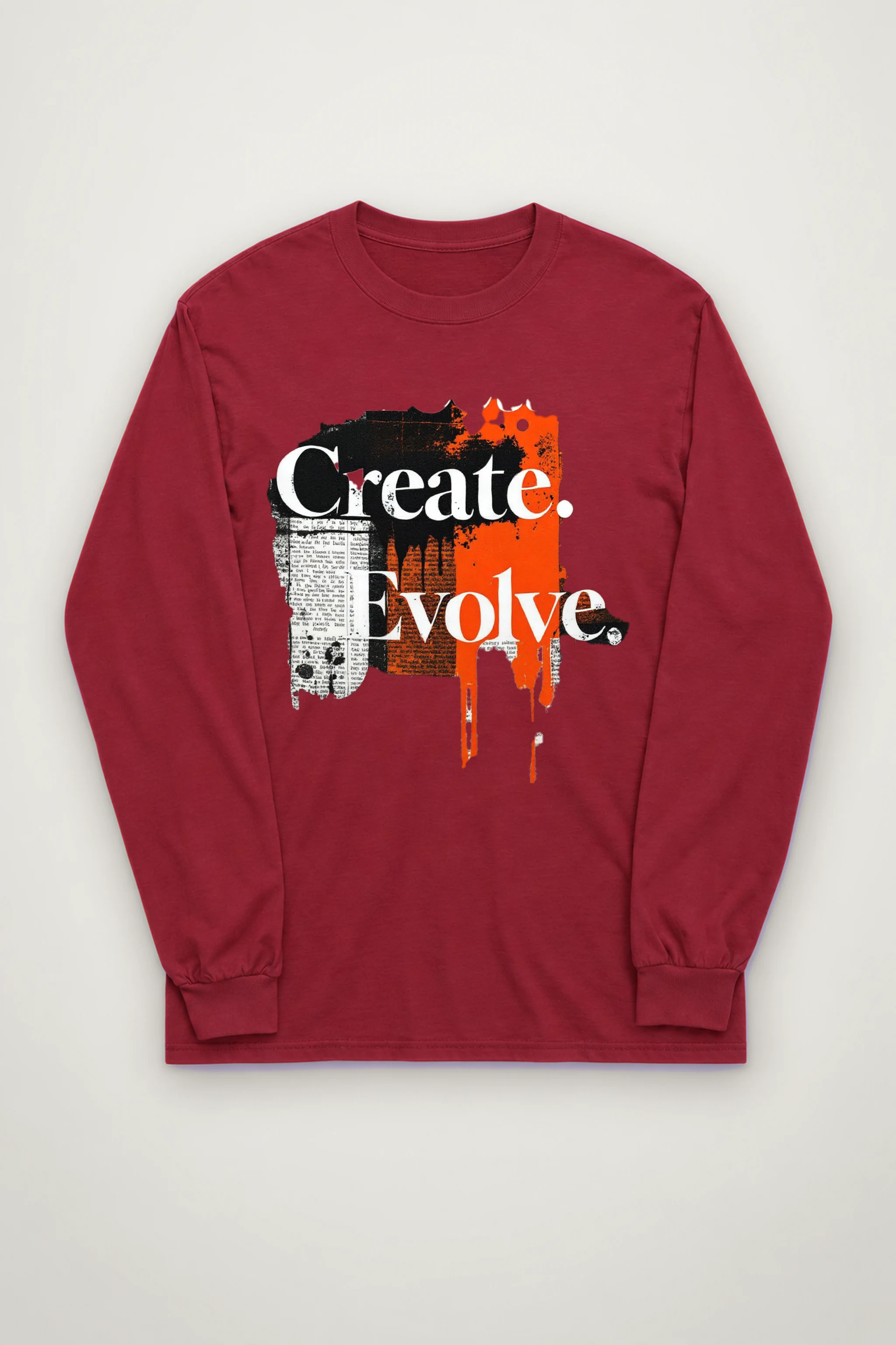 "Create Evolve" Unisex Longsleeve T-shirt