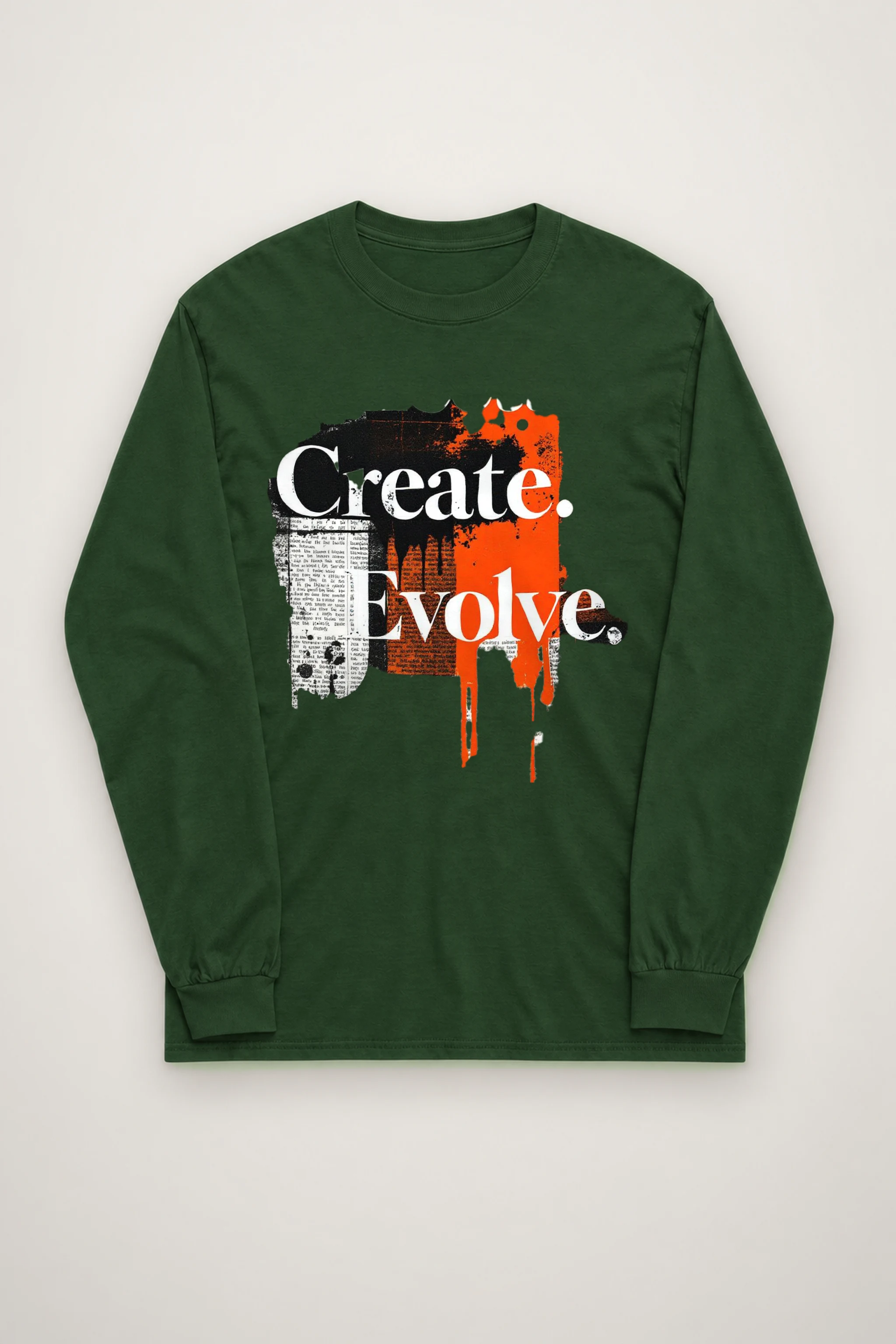 "Create Evolve" Unisex Longsleeve T-shirt