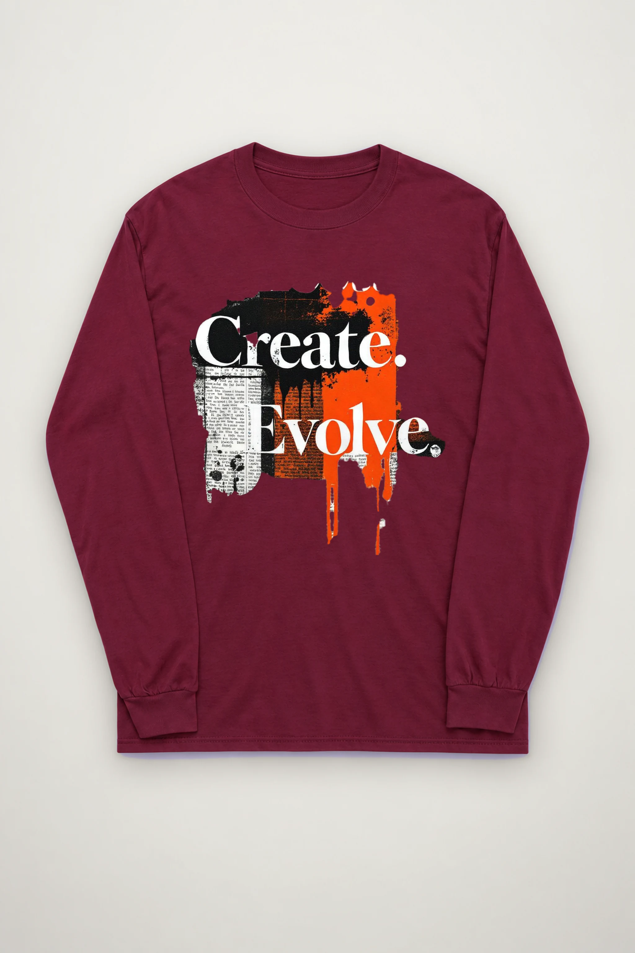 "Create Evolve" Unisex Longsleeve T-shirt