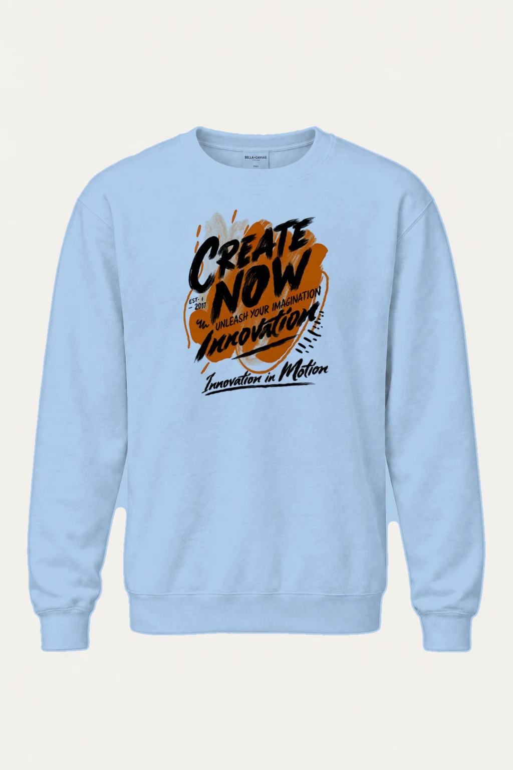 "Create Now" Heavy Blend Unisex Crewneck Sweatshirt | Gildan 18000