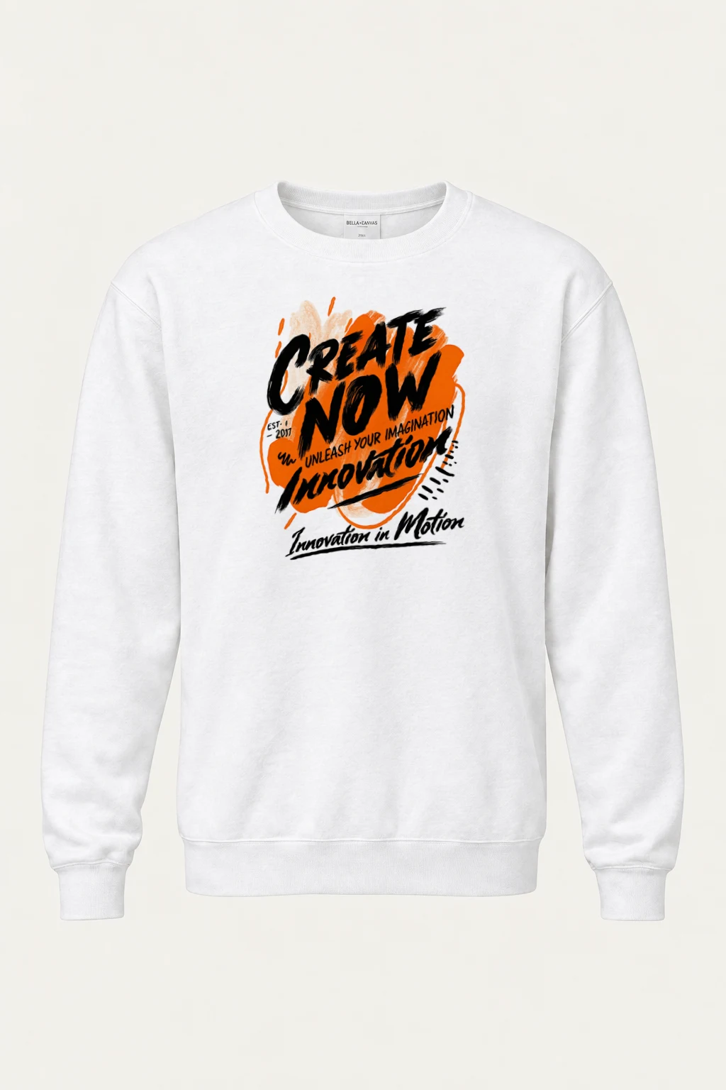 "Create Now" Heavy Blend Unisex Crewneck Sweatshirt | Gildan 18000