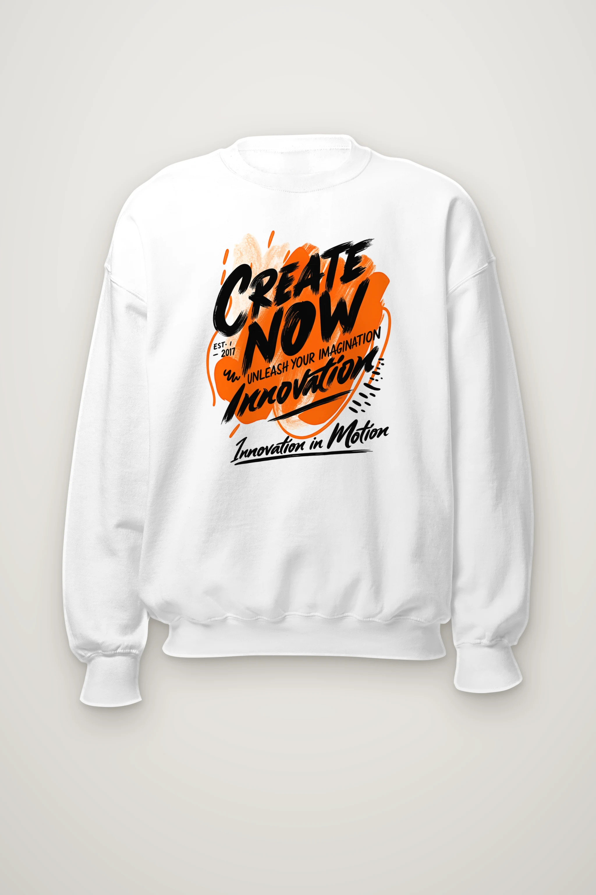 "Create Now" Heavy Blend Unisex Crewneck Sweatshirt