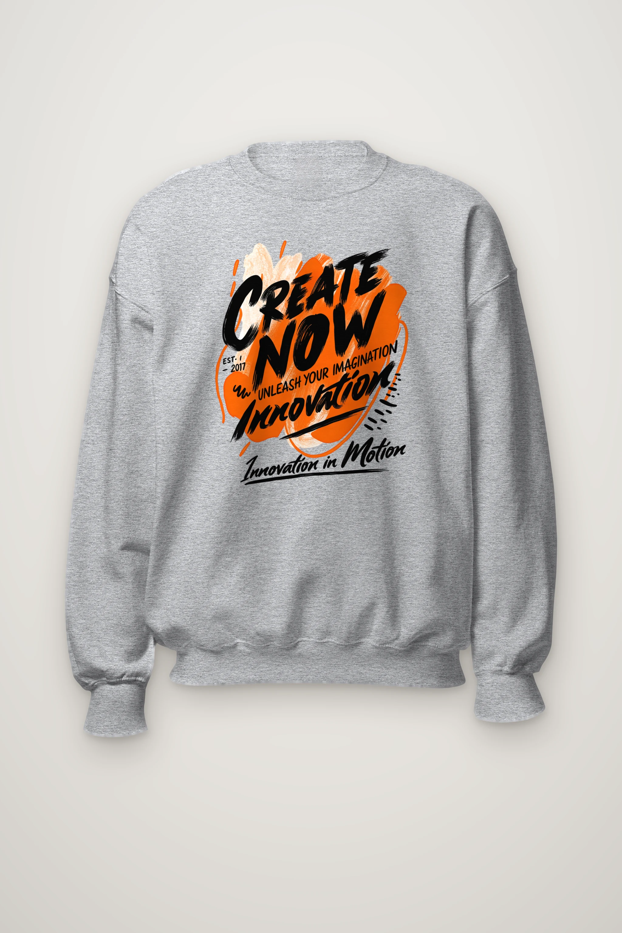 "Create Now" Heavy Blend Unisex Crewneck Sweatshirt