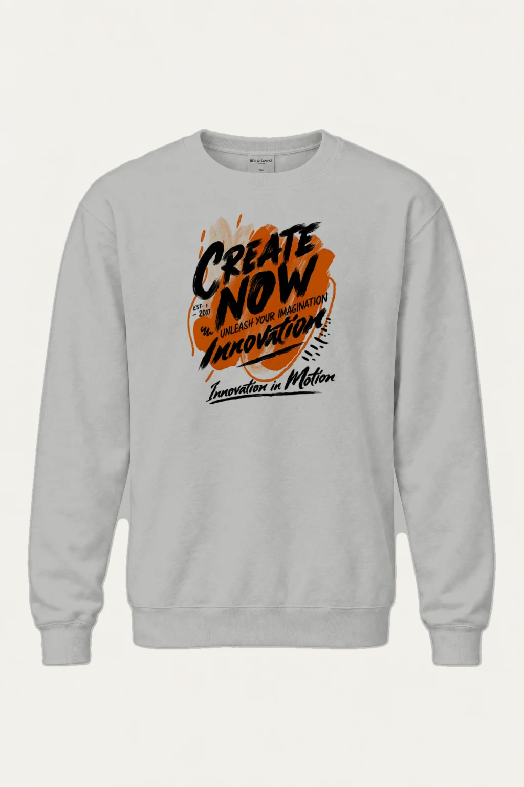 "Create Now" Heavy Blend Unisex Crewneck Sweatshirt | Gildan 18000