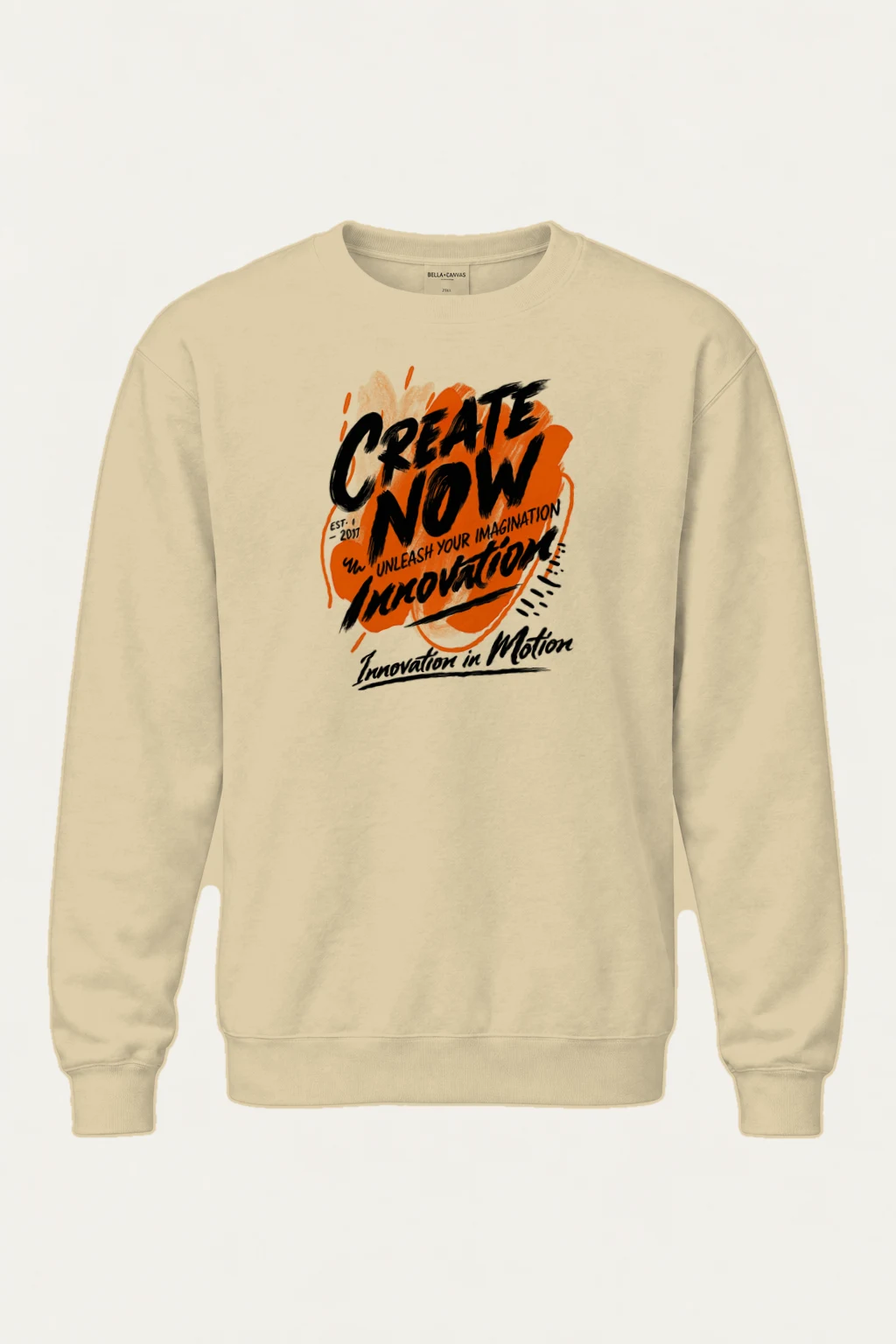 "Create Now" Heavy Blend Unisex Crewneck Sweatshirt | Gildan 18000