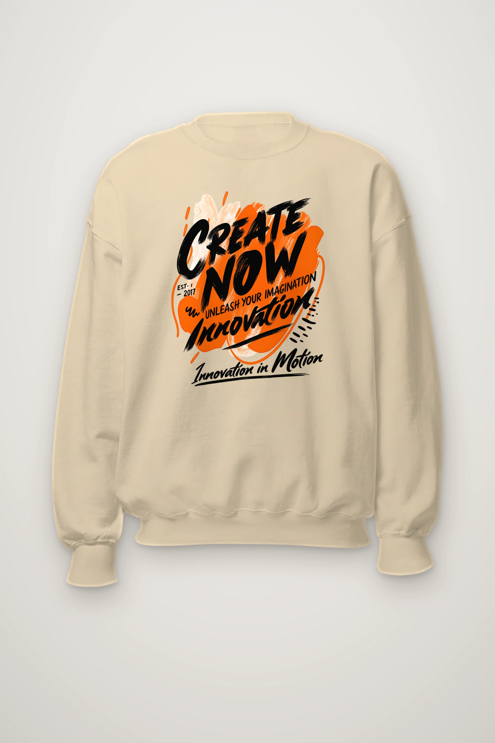 "Create Now" Heavy Blend Unisex Crewneck Sweatshirt