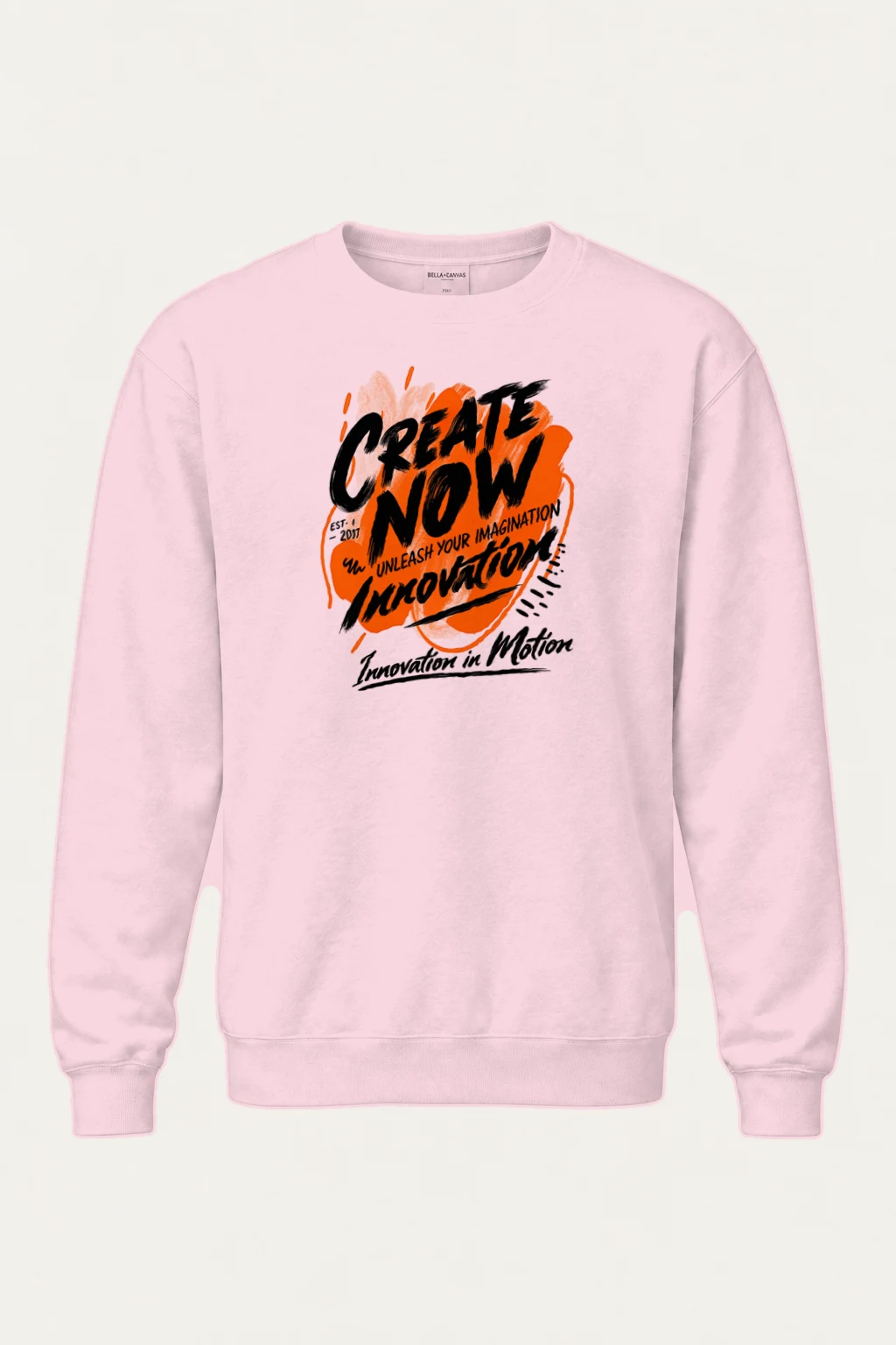 "Create Now" Heavy Blend Unisex Crewneck Sweatshirt | Gildan 18000