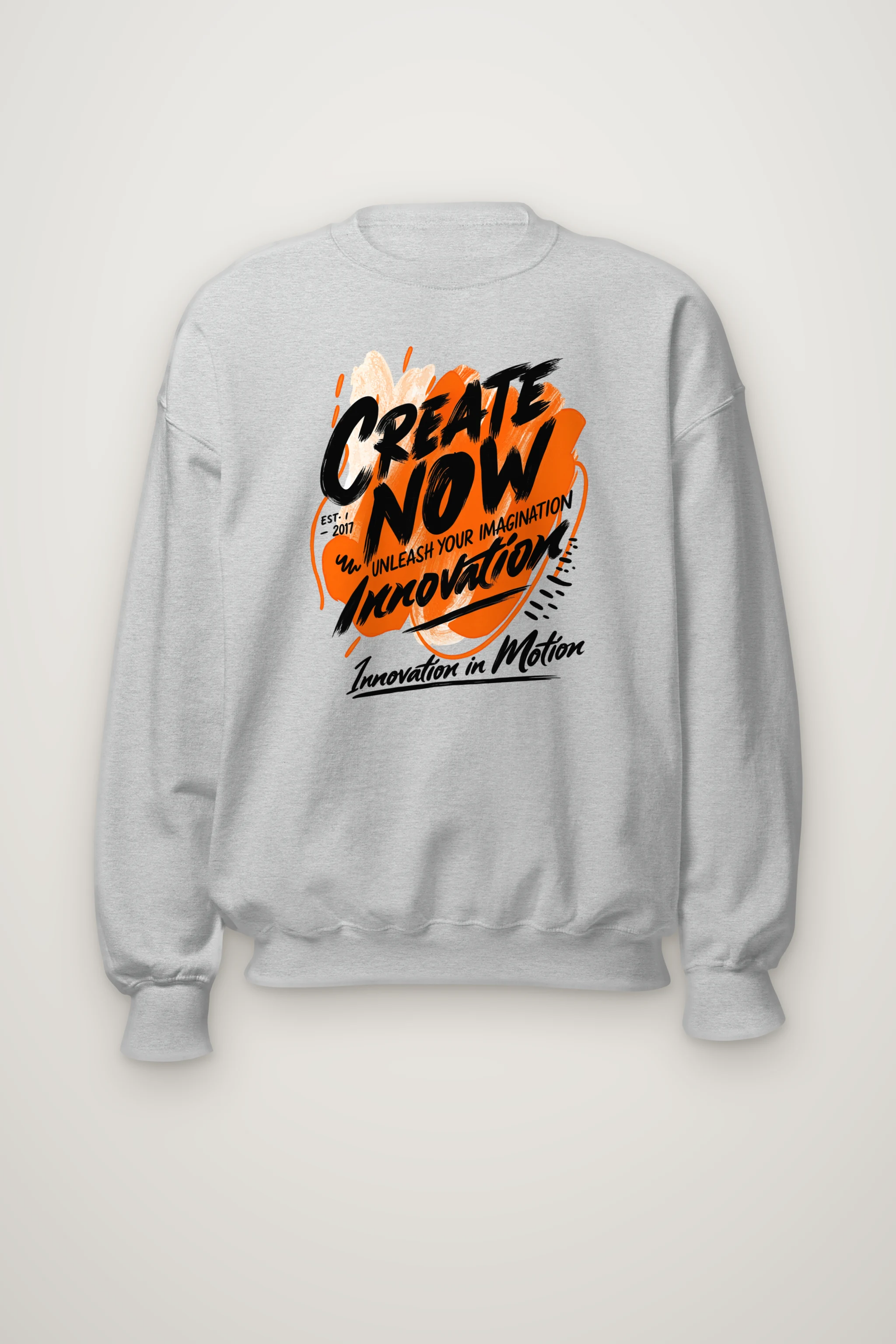 "Create Now" Heavy Blend Unisex Crewneck Sweatshirt