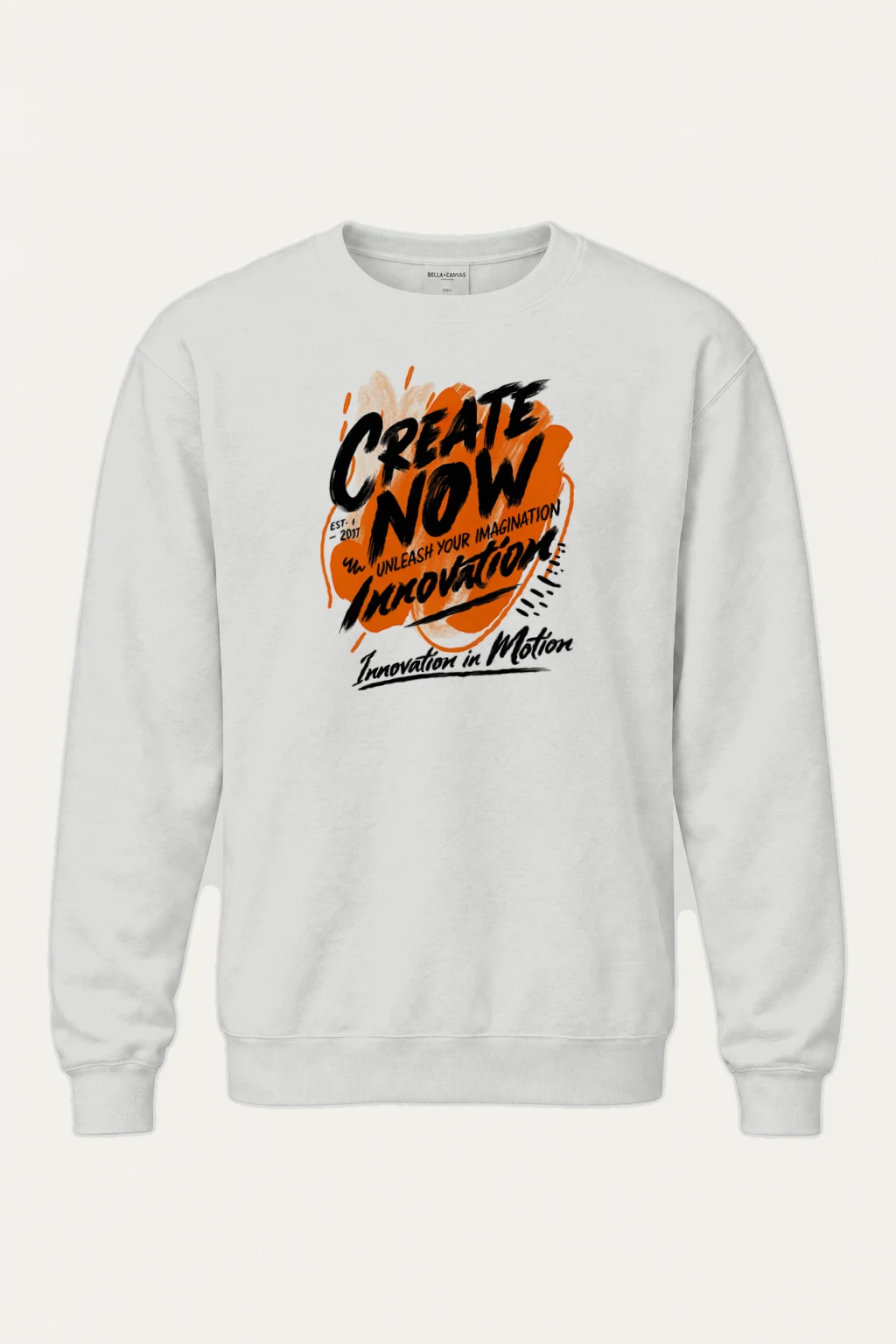 "Create Now" Heavy Blend Unisex Crewneck Sweatshirt | Gildan 18000