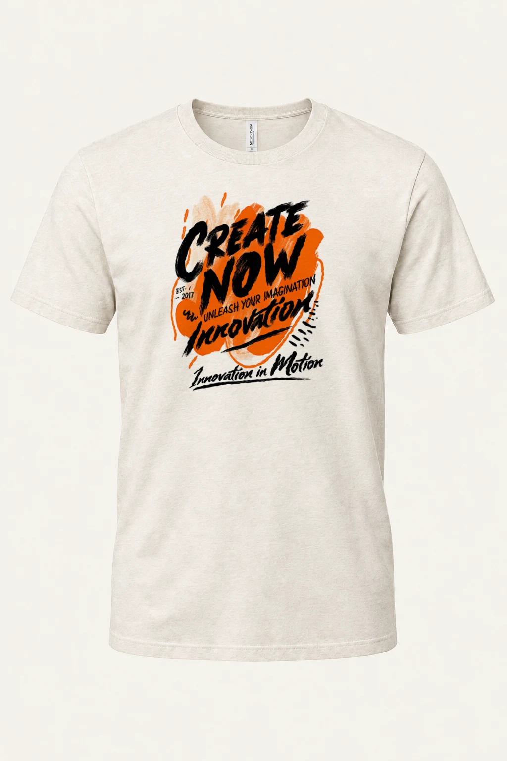 "Create Now" Heavyweight Unisex Crewneck T-shirt | Gildan 5000