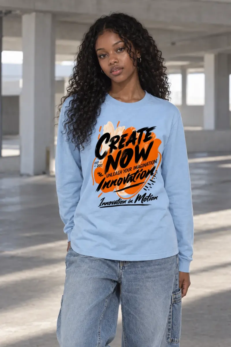 "Create Now" Unisex Longsleeve T-shirt