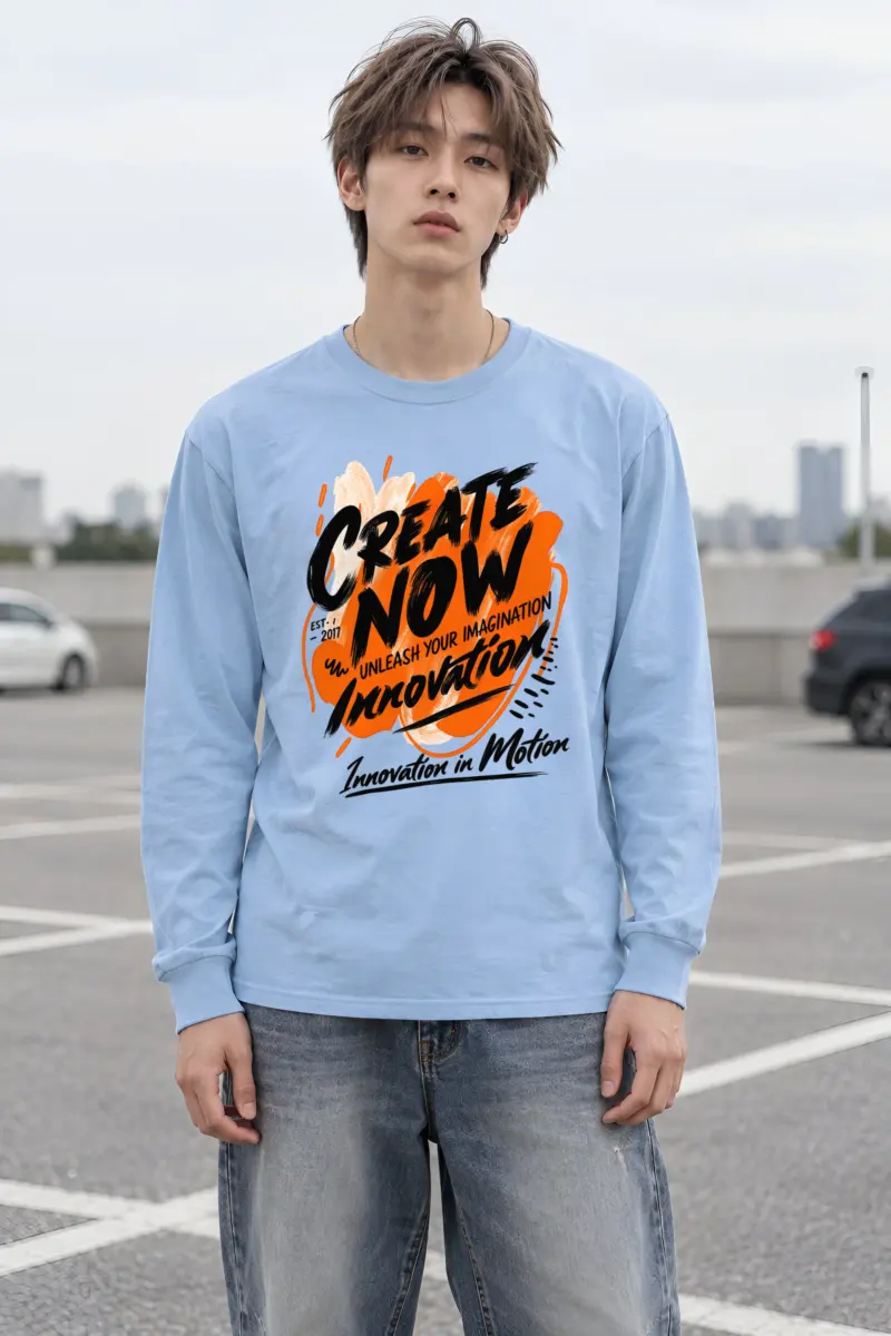 "Create Now" Unisex Longsleeve T-shirt