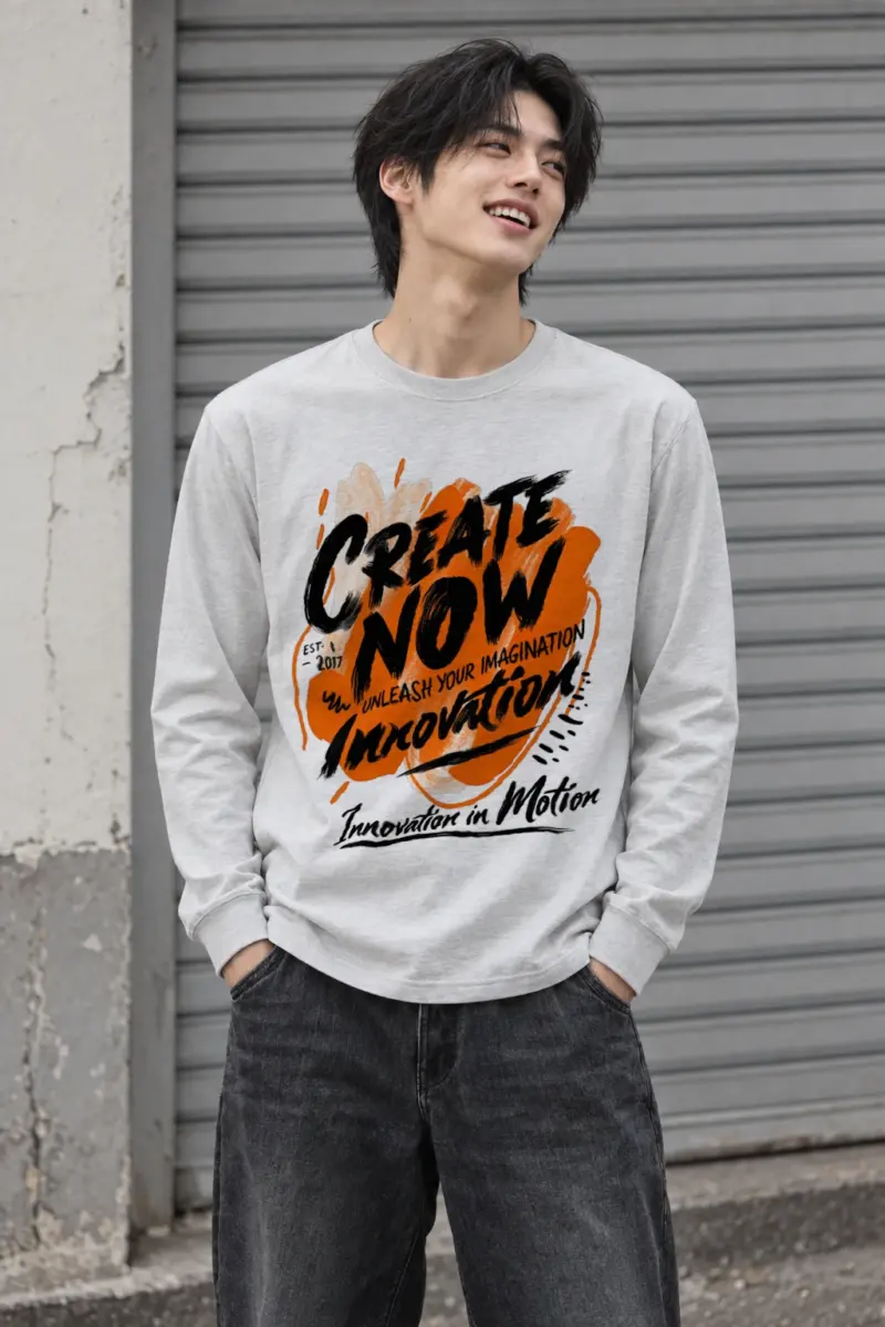 "Create Now" Unisex Longsleeve T-shirt