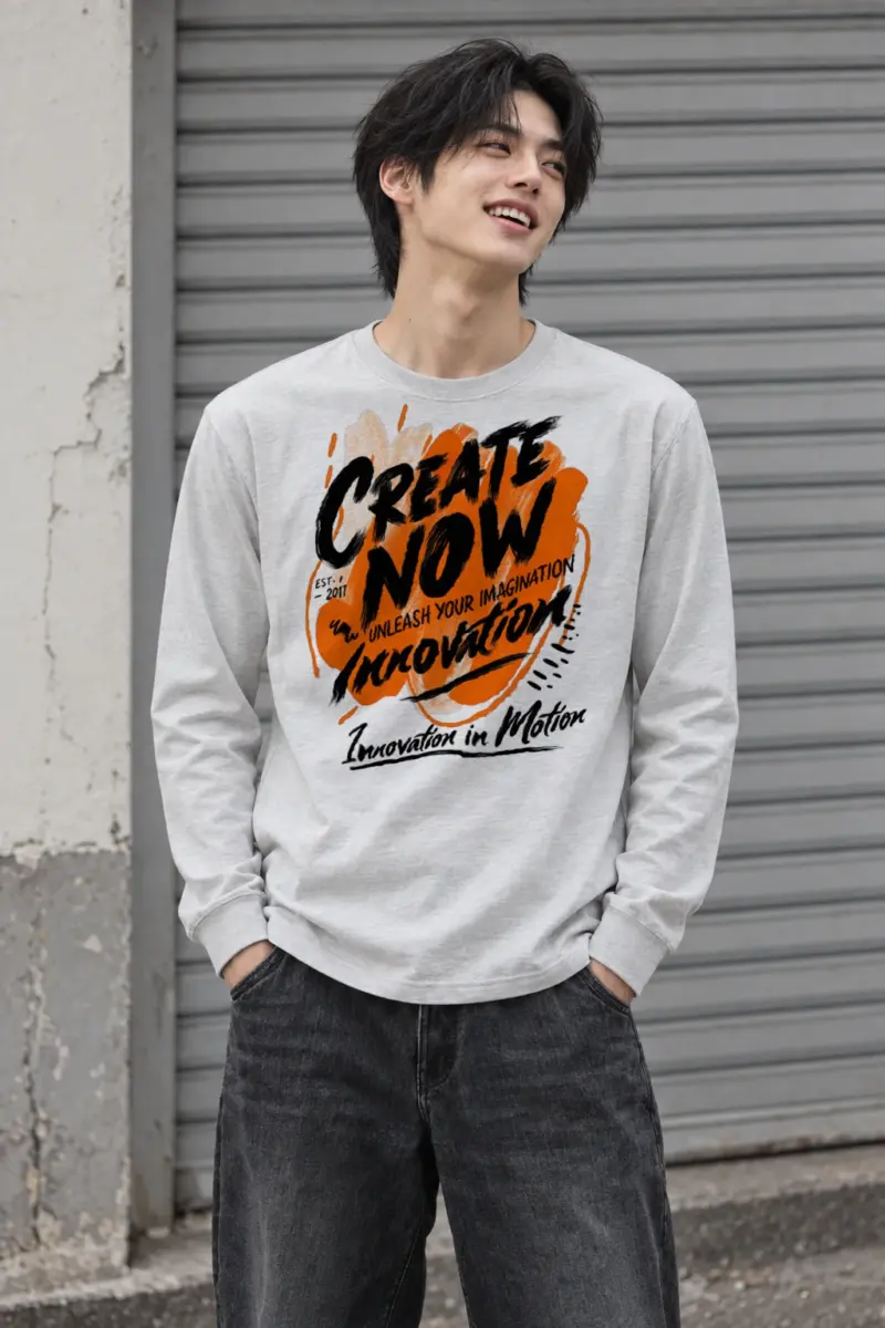 "Create Now" Unisex Longsleeve T-shirt
