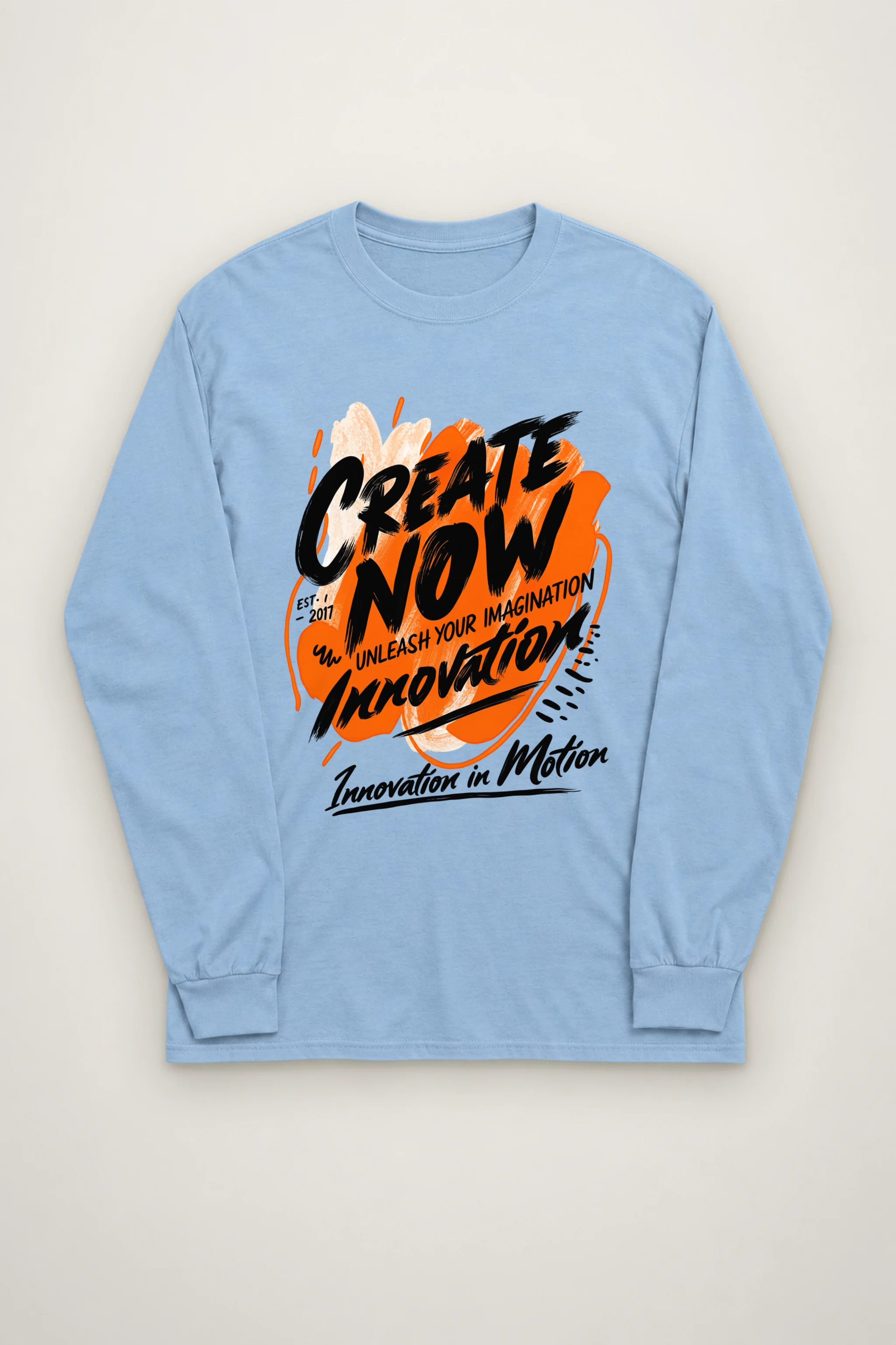 "Create Now" Unisex Longsleeve T-shirt