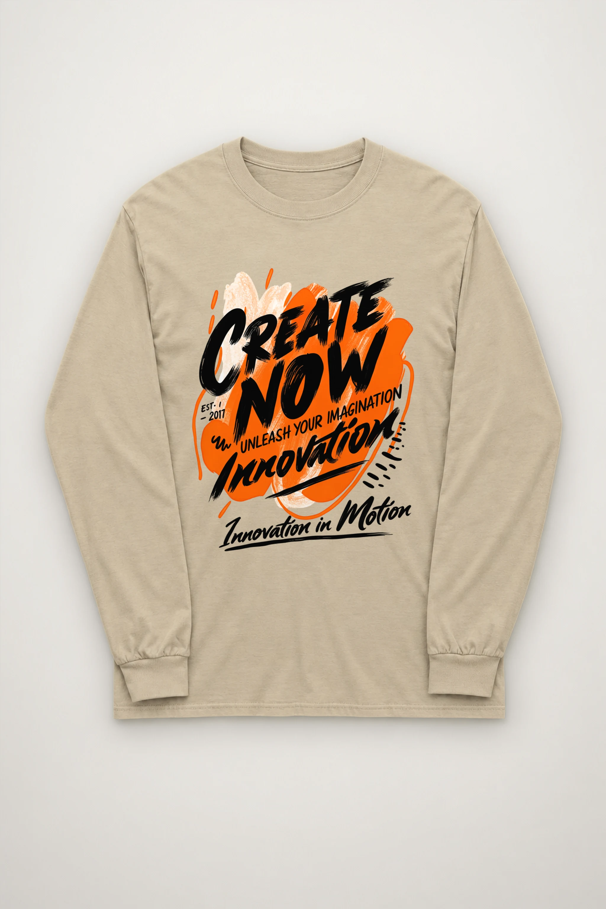 "Create Now" Unisex Longsleeve T-shirt