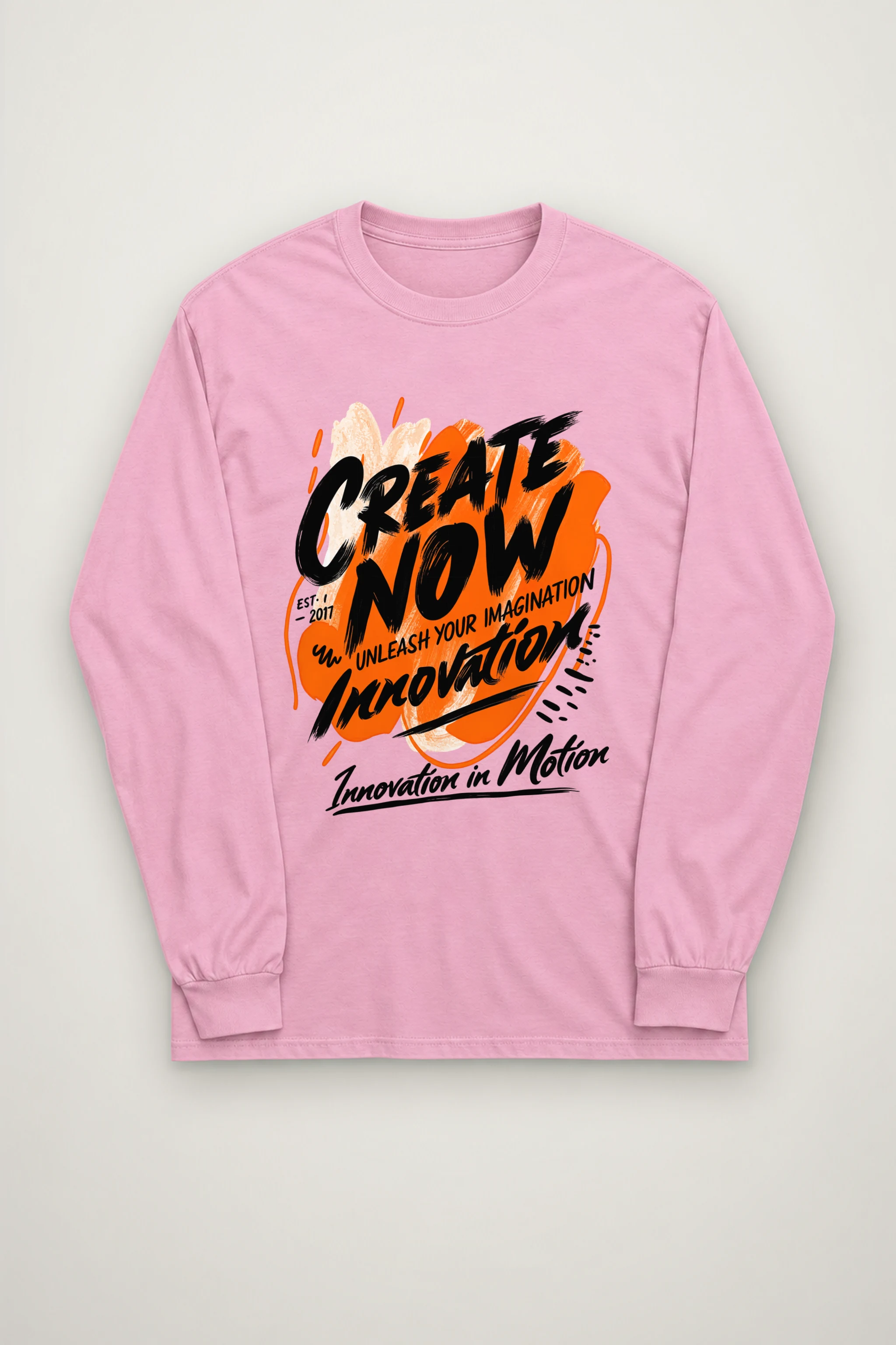 "Create Now" Unisex Longsleeve T-shirt