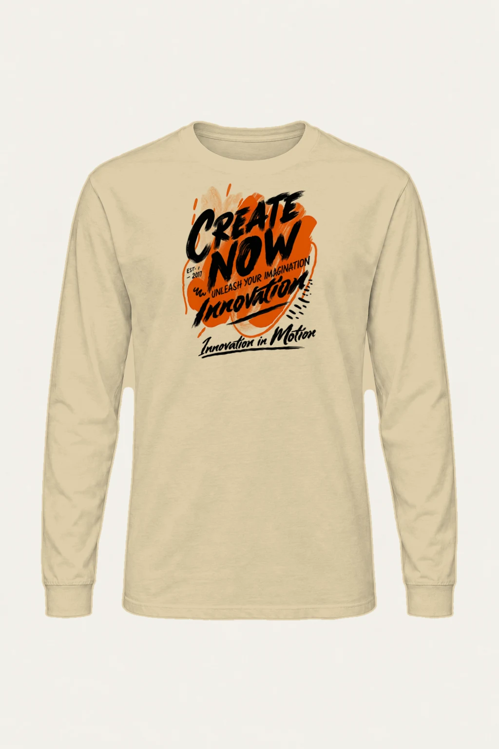 "Create Now" Unisex Longsleeve T-shirt | Gildan 2400