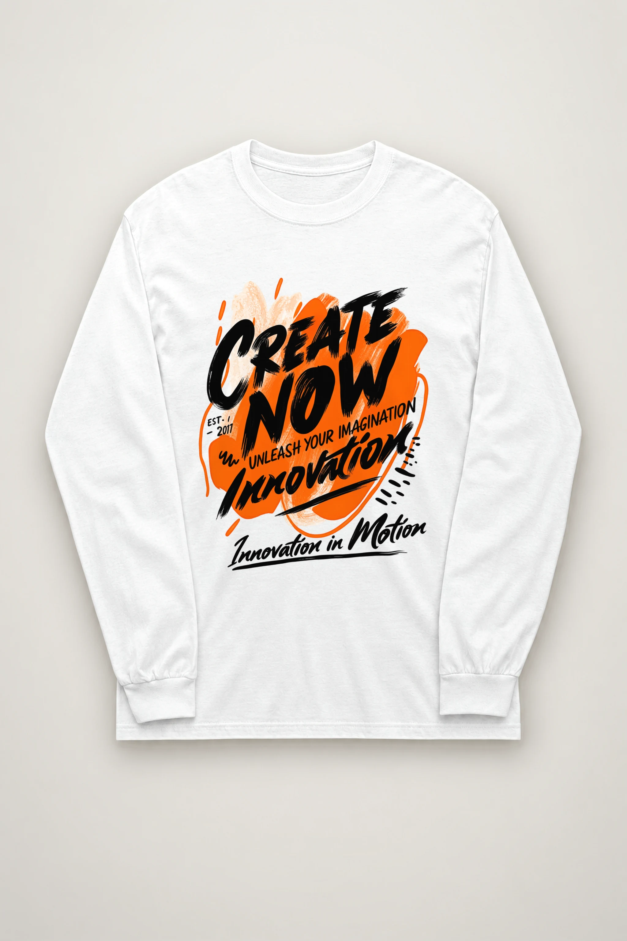 "Create Now" Unisex Longsleeve T-shirt