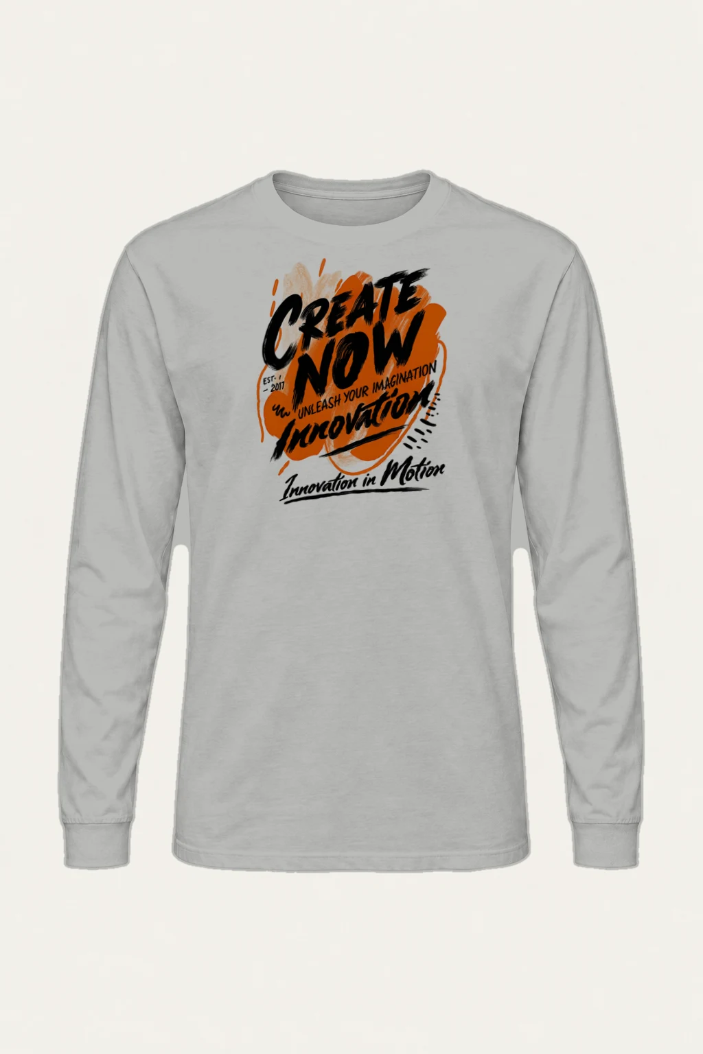 "Create Now" Unisex Longsleeve T-shirt | Gildan 2400