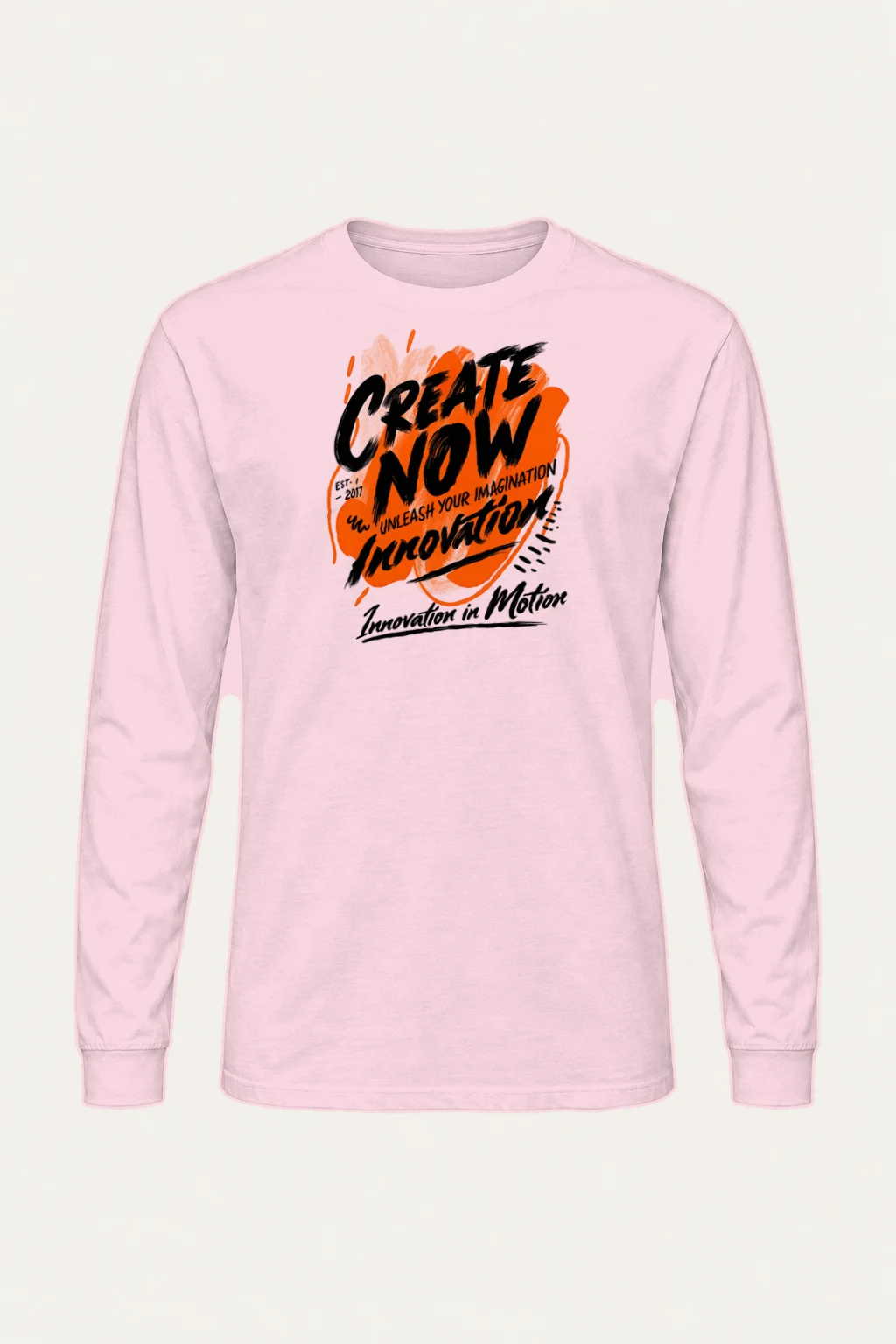 "Create Now" Unisex Longsleeve T-shirt | Gildan 2400