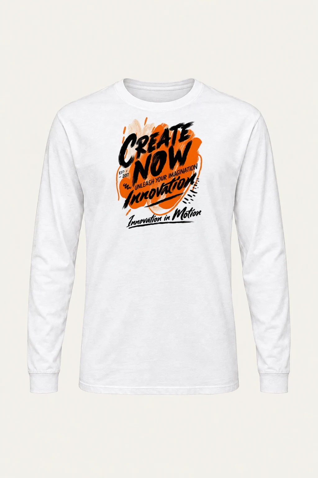 "Create Now" Unisex Longsleeve T-shirt | Gildan 2400