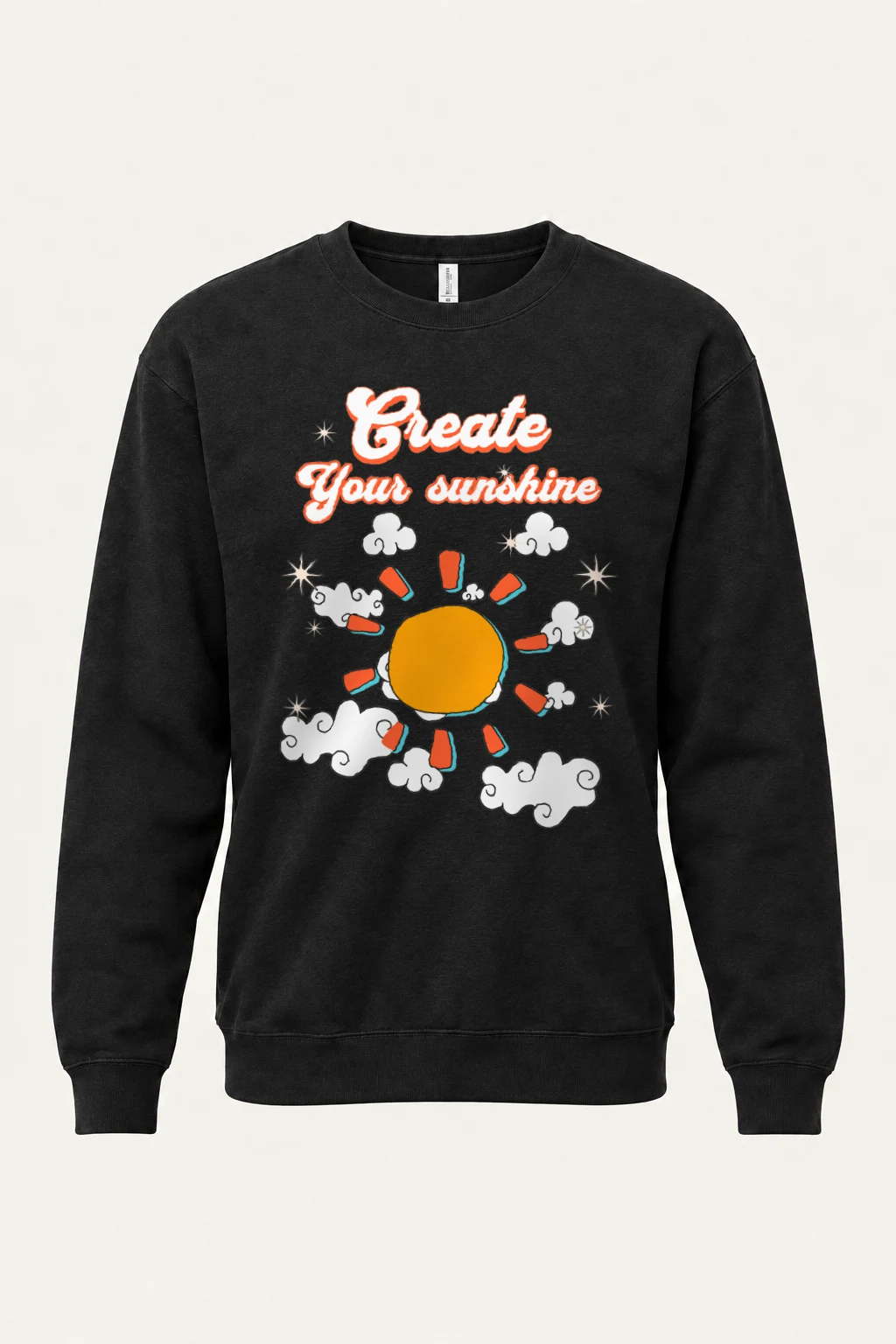"Create Your Sunshine" Heavy Blend Unisex Crewneck Sweatshirt | Gildan 18000