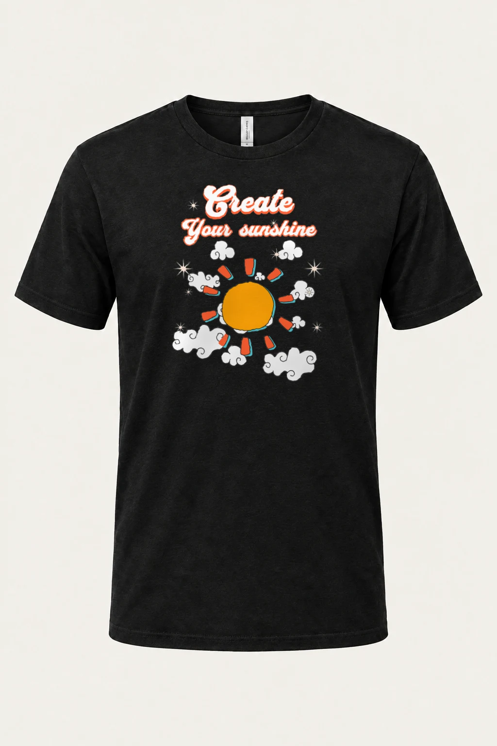 "Create Your Sunshine" Heavyweight Unisex Crewneck T-shirt | Gildan 5000