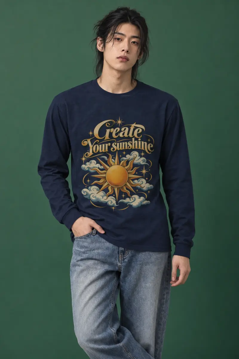 "Create Your Sunshine" Unisex Longsleeve T-shirt