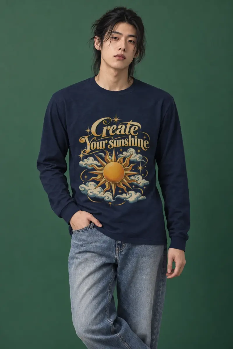 "Create Your Sunshine" Unisex Longsleeve T-shirt
