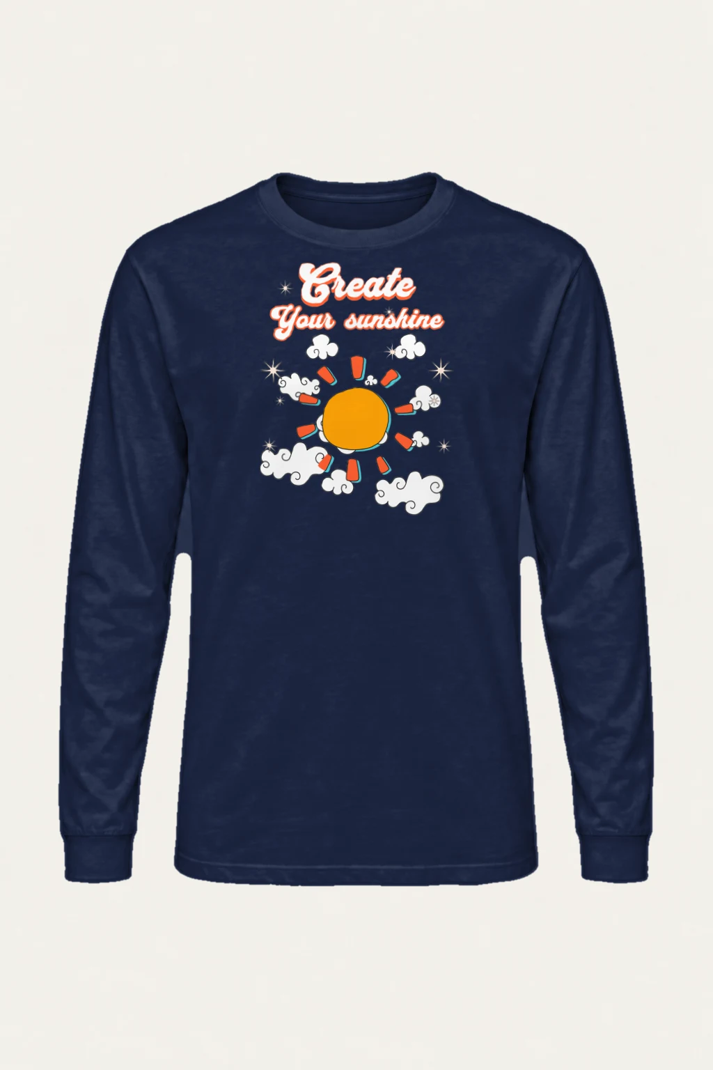 "Create Your Sunshine" Unisex Longsleeve T-shirt | Gildan 2400