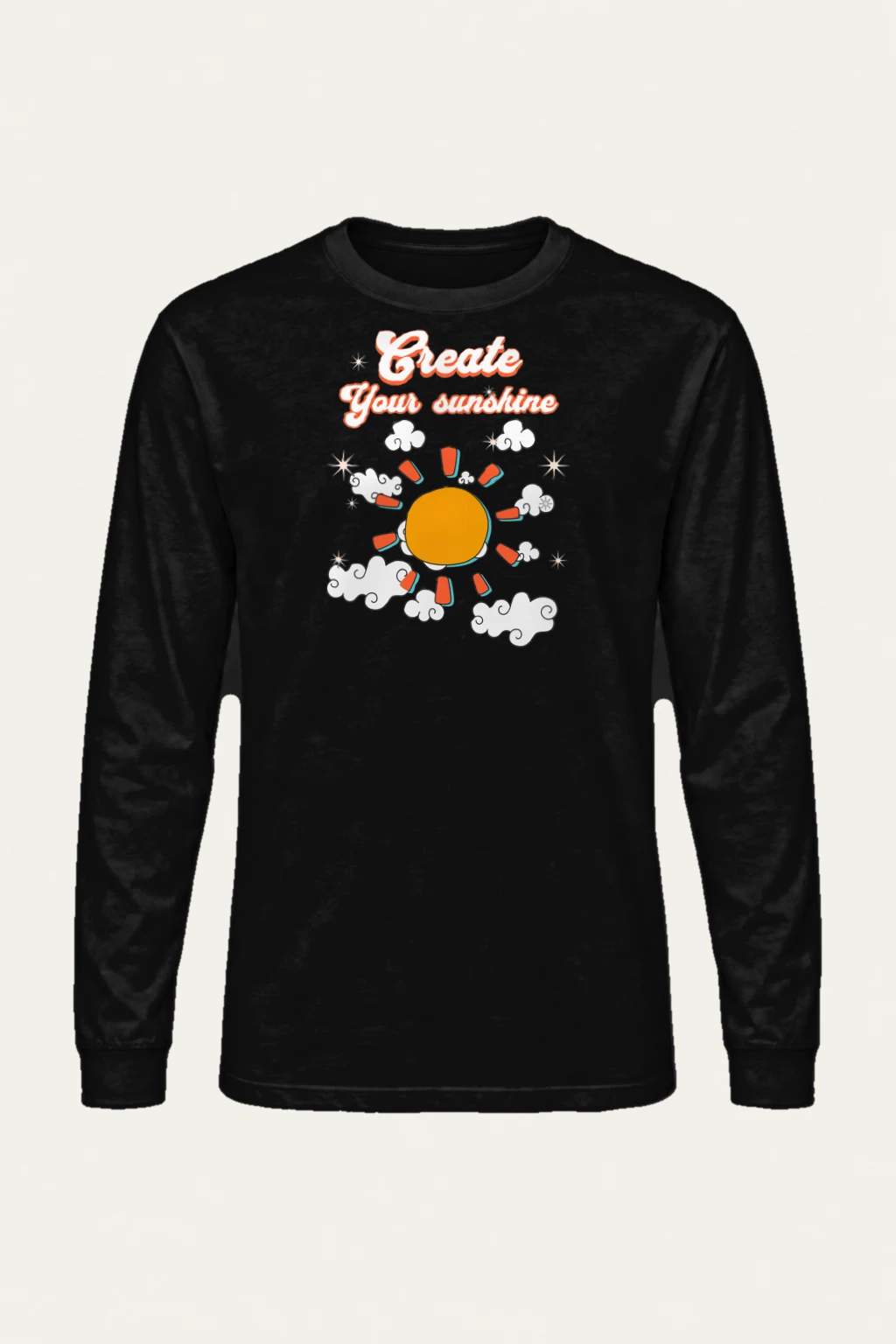 "Create Your Sunshine" Unisex Longsleeve T-shirt | Gildan 2400