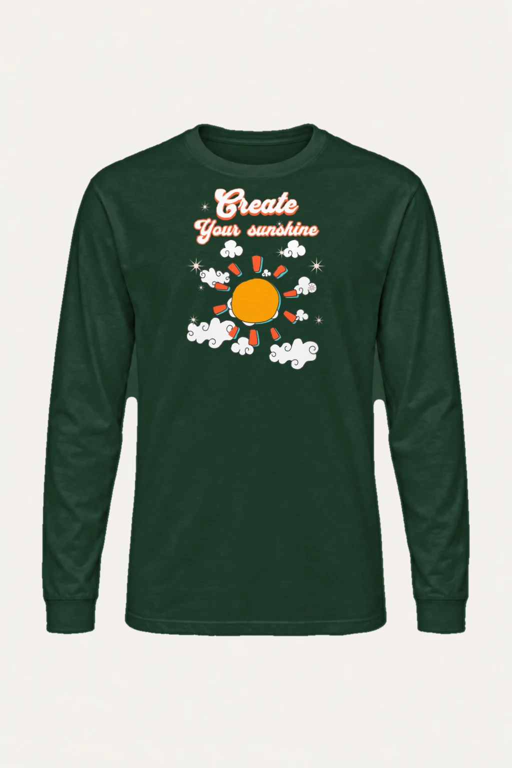 "Create Your Sunshine" Unisex Longsleeve T-shirt | Gildan 2400