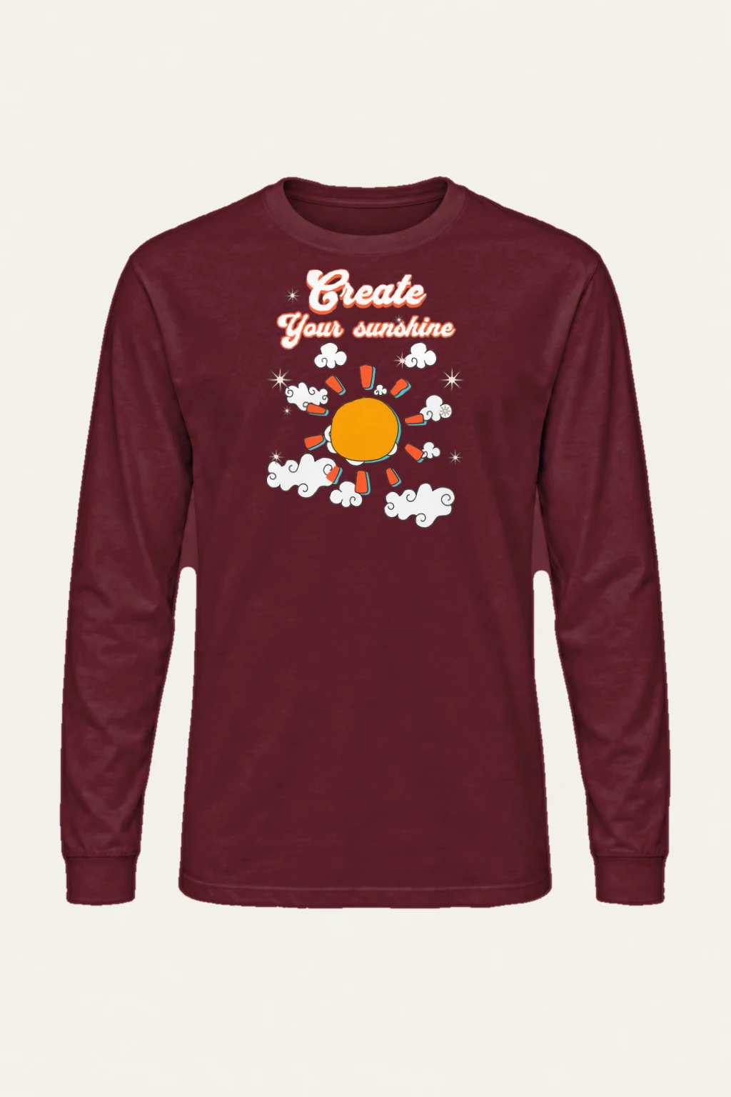 "Create Your Sunshine" Unisex Longsleeve T-shirt | Gildan 2400