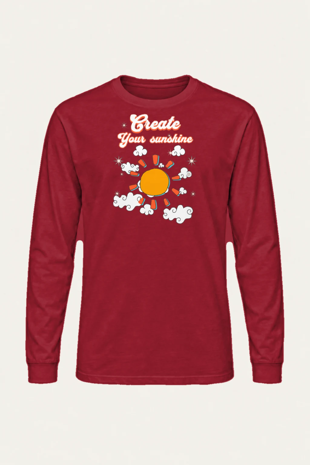 "Create Your Sunshine" Unisex Longsleeve T-shirt | Gildan 2400