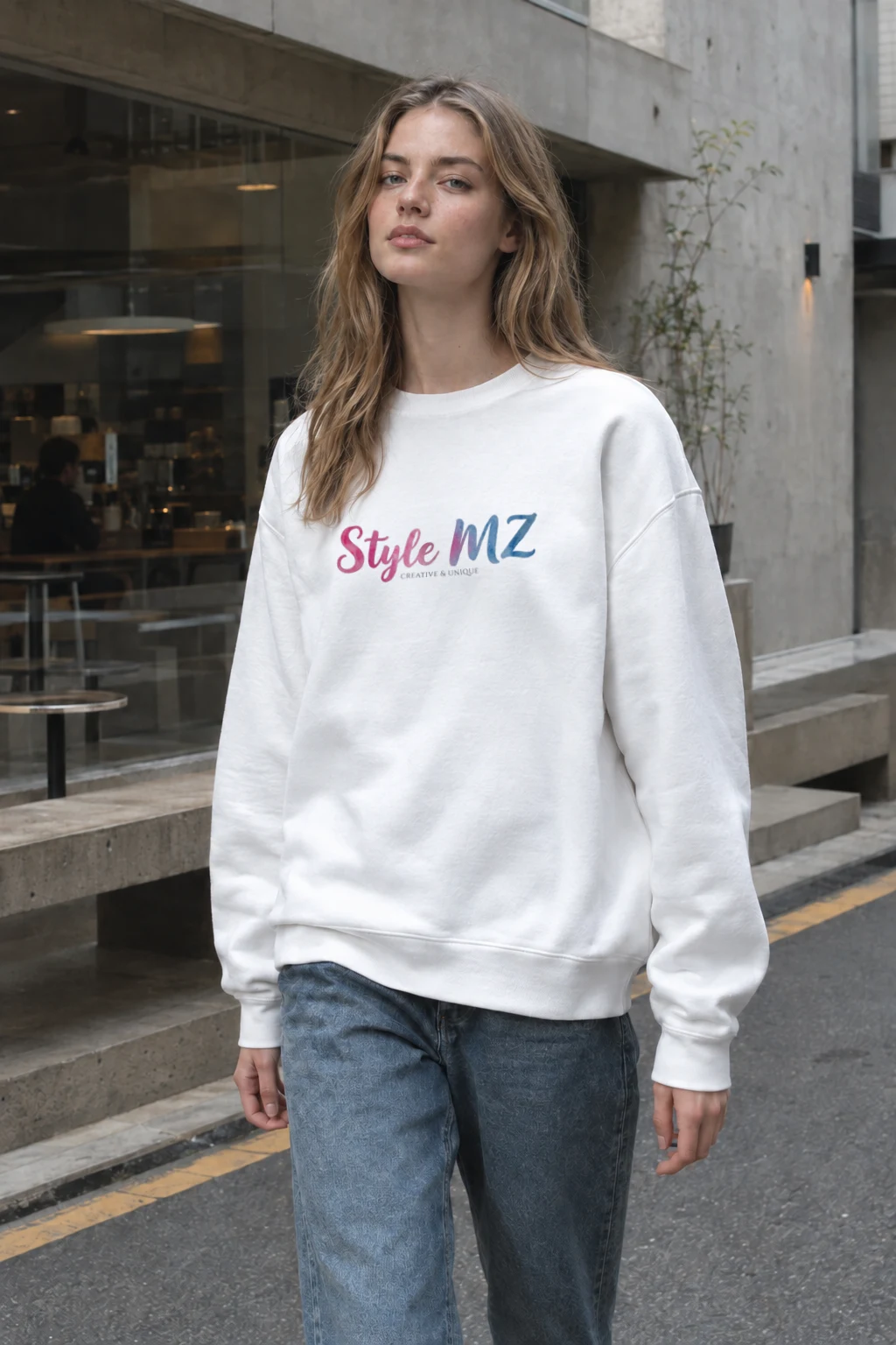 "Creative & Unique" Heavy Blend Unisex Crewneck Sweatshirt | Gildan 18000