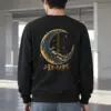 "Crescent Astronaut" Heavy Blend Unisex Crewneck Sweatshirt