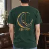 "Crescent Astronaut" Heavyweight Unisex Crewneck T-shirt | Gildan 5000