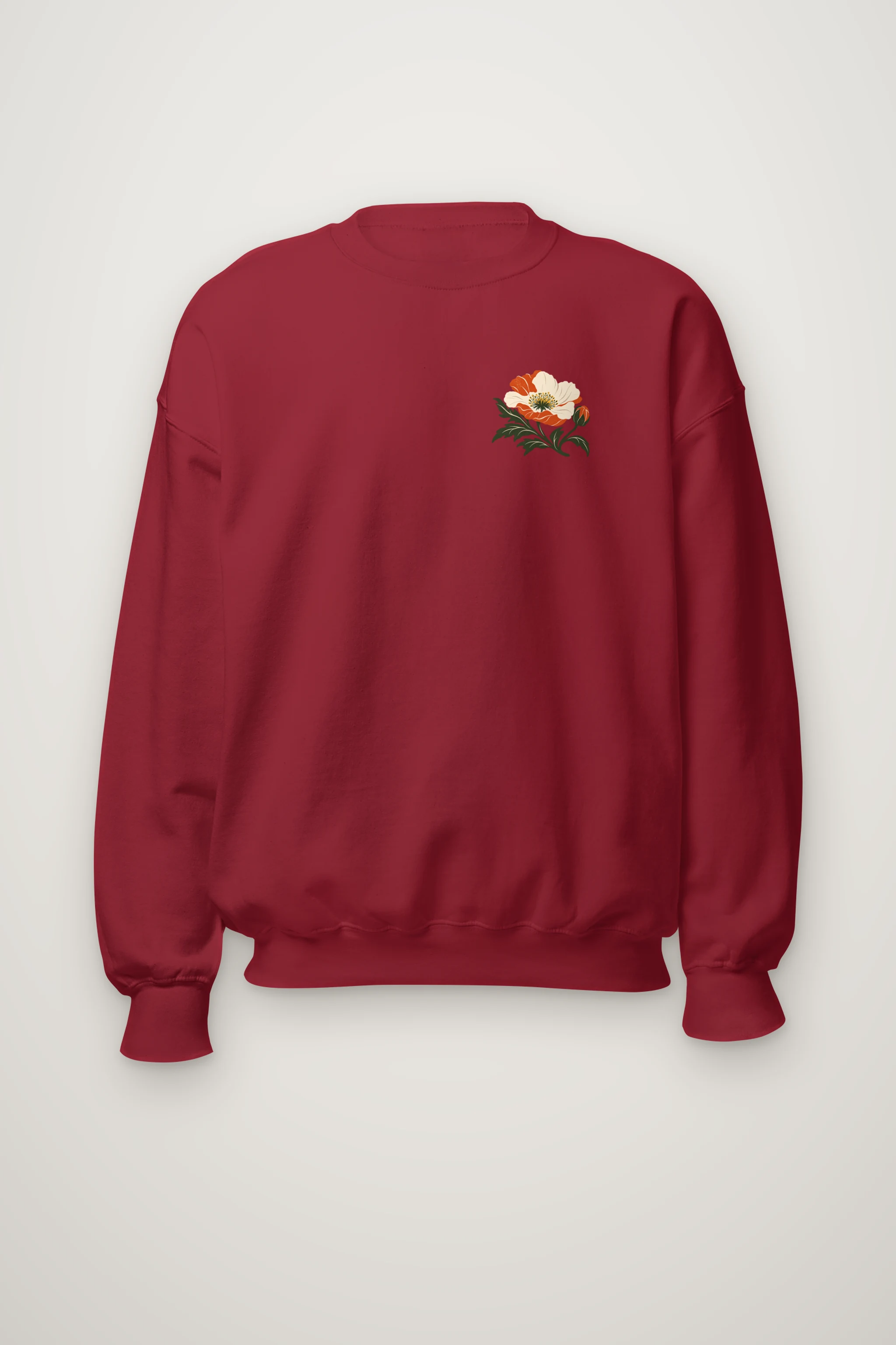 "Crescent Garden Woman" Heavy Blend Unisex Crewneck Sweatshirt
