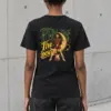"Crescent Moon Guitarist" Heavyweight Unisex Crewneck T-shirt | Gildan 5000